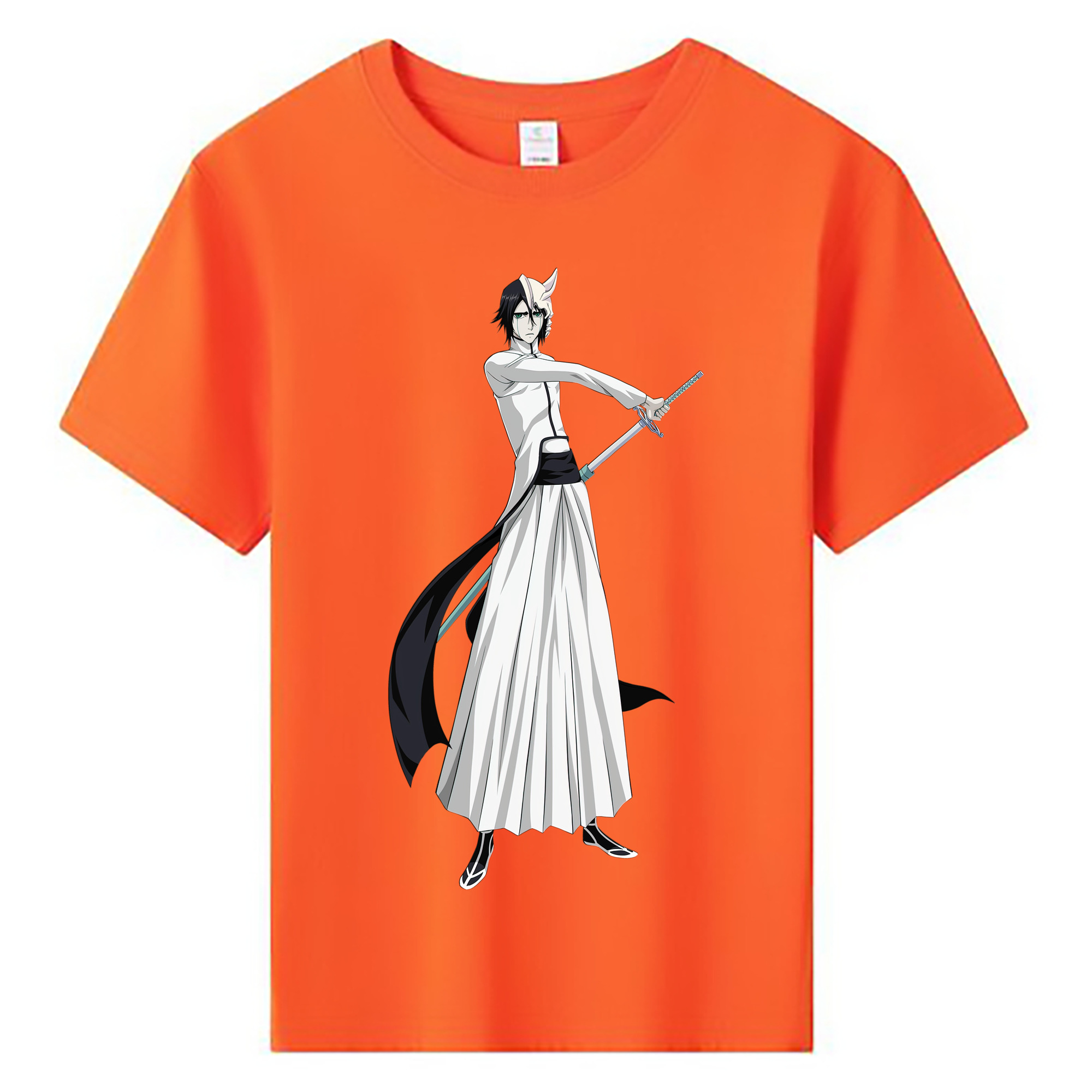 （画像用） ブリーチ ウルキオラ·シファー BLEACH Ulquiorra cifer 綿100％キッズTシャツ（フロントプリント）