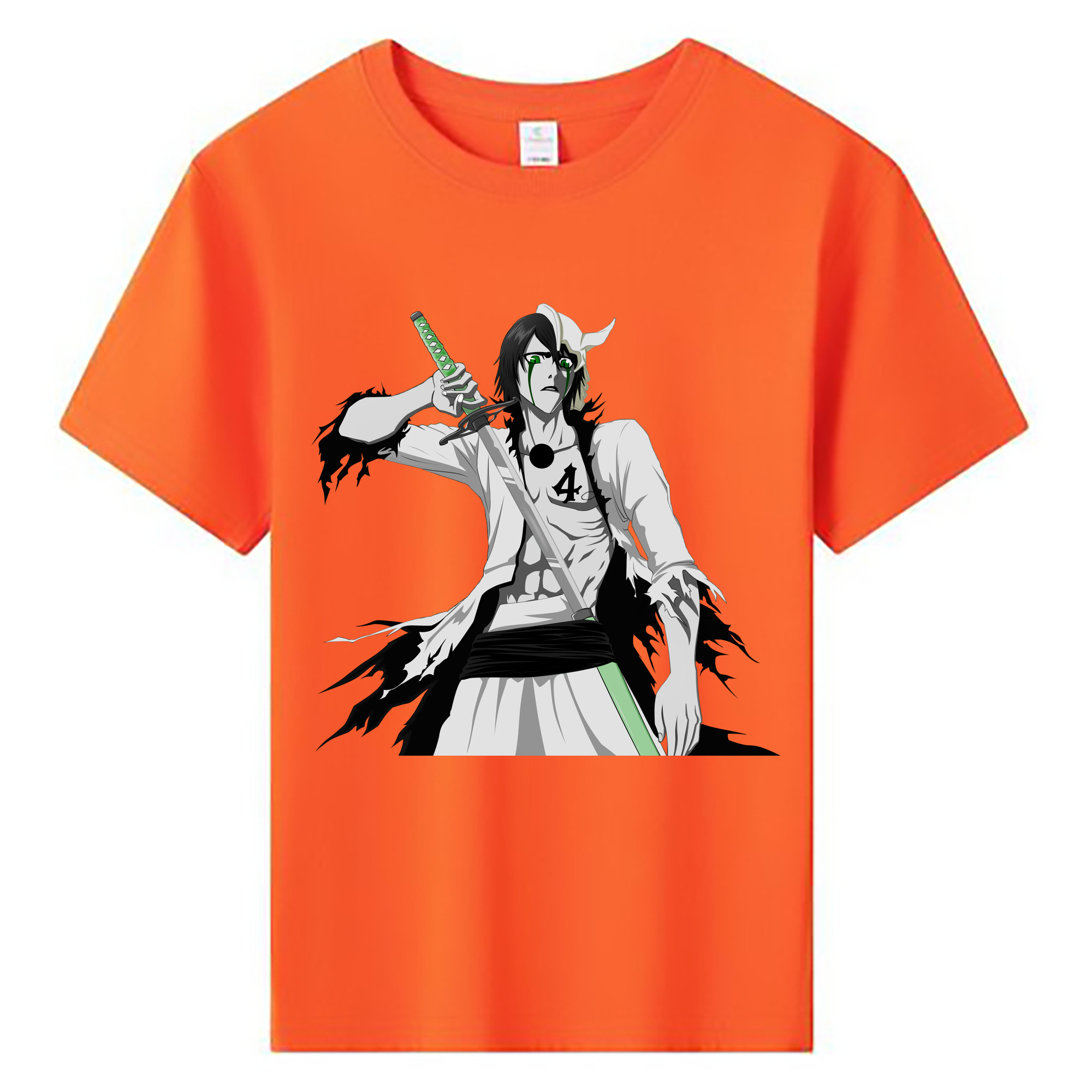 （画像用） ブリーチ ウルキオラ·シファー BLEACH Ulquiorra cifer 綿100％キッズTシャツ（フロントプリント）