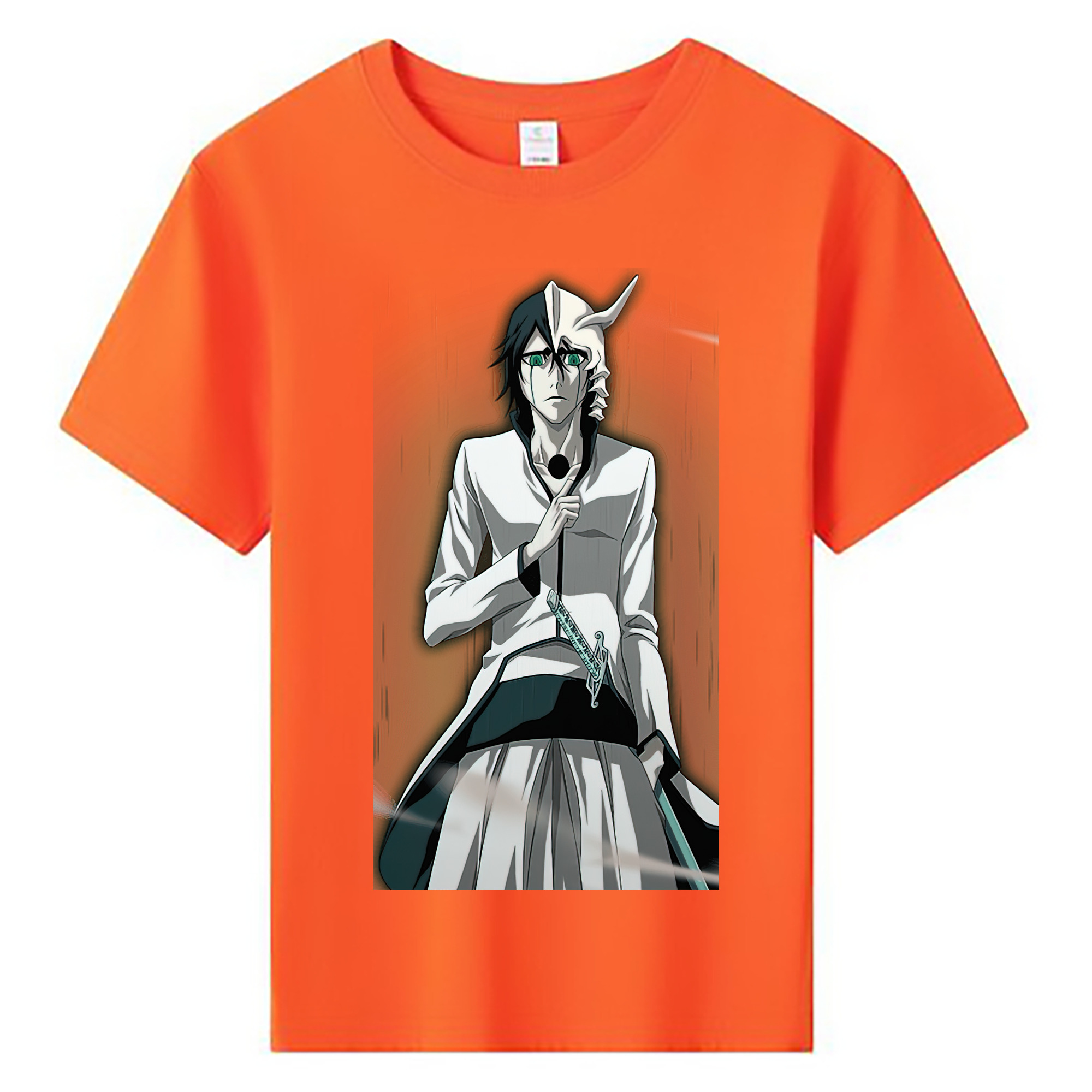 （画像用） ブリーチ ウルキオラ·シファー BLEACH Ulquiorra cifer 綿100％キッズTシャツ（フロントプリント）