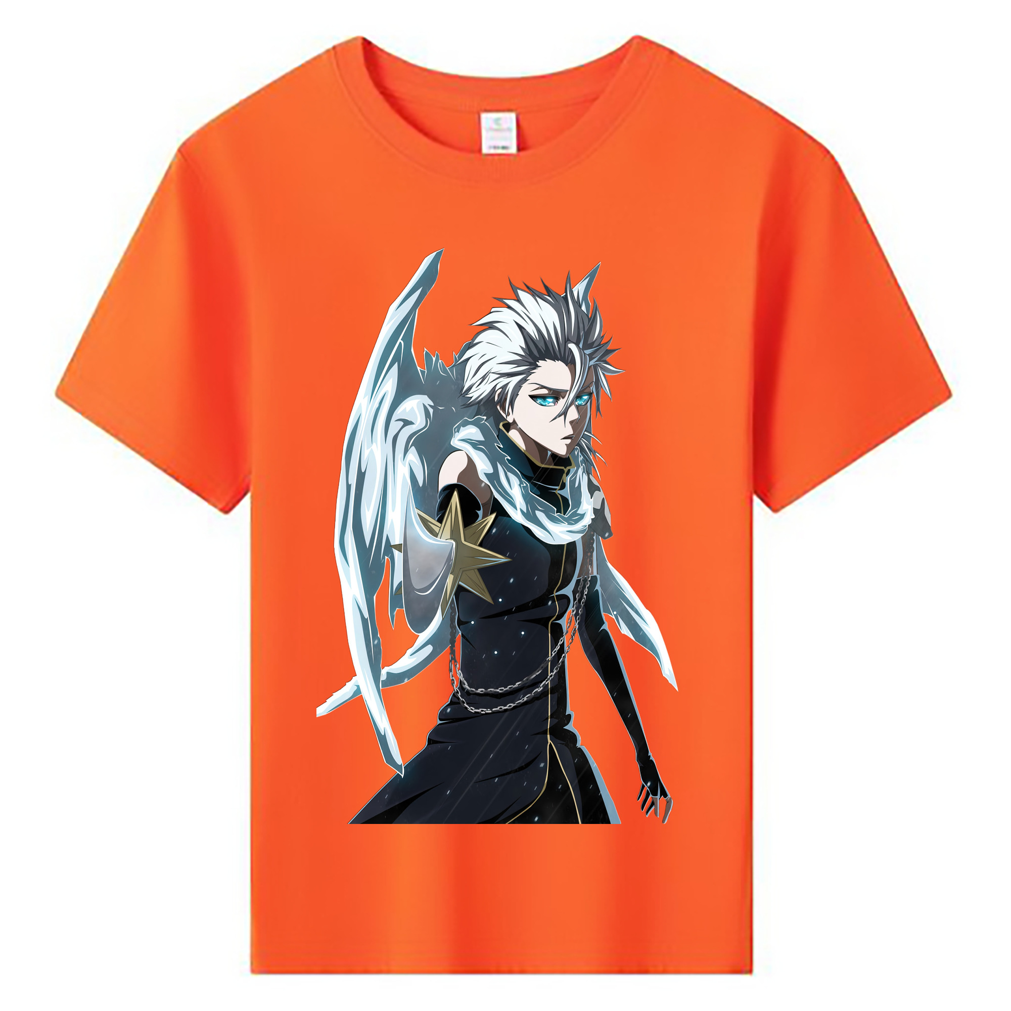 （画像用） ブリーチ 日番谷冬獅郎（ひつがや とうしろう） BLEACH Hitsugaya Toushirou 綿100％キッズTシャツ（フロントプリント）
