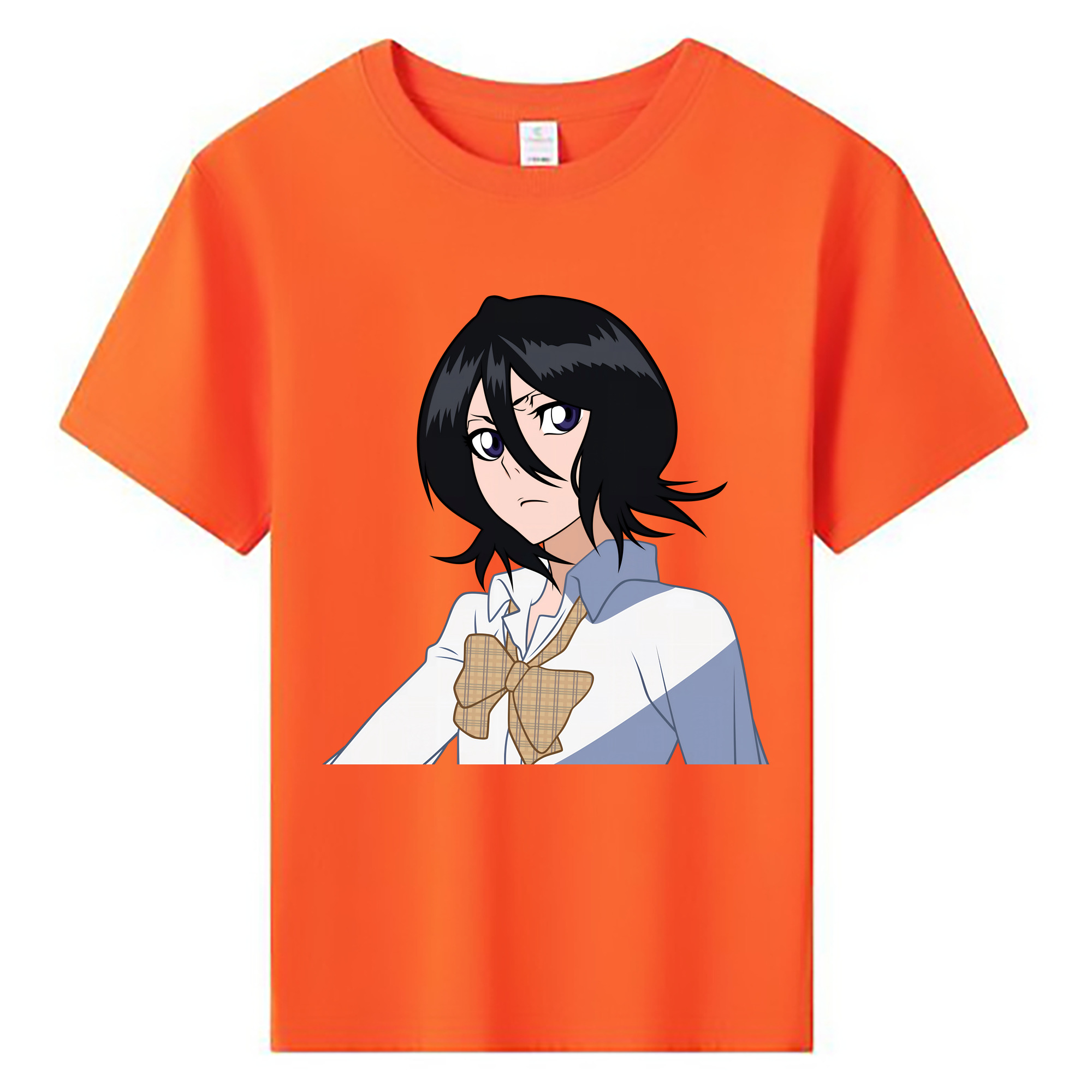 （画像用） ブリーチ 朽木ルキア BLEACH Kuchiki Rukia 綿100％キッズTシャツ（フロントプリント）
