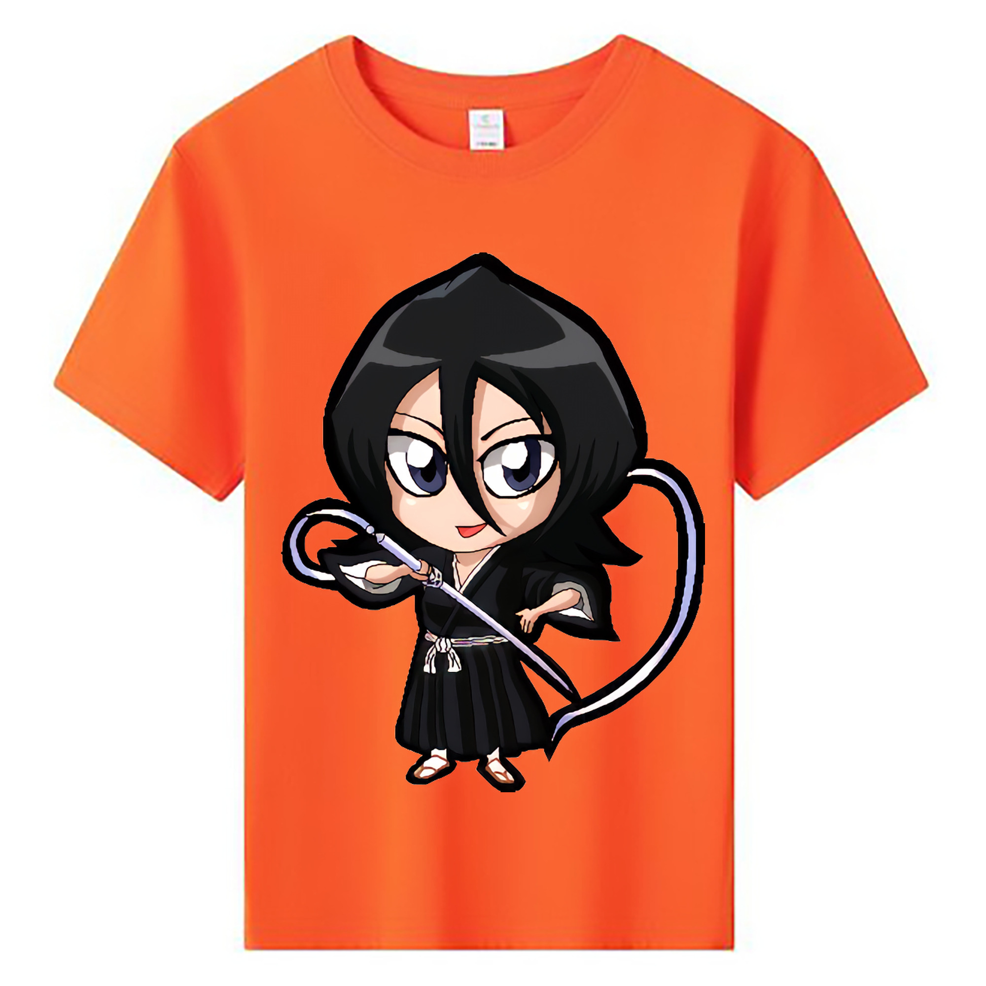 （画像用） ブリーチ 朽木ルキア BLEACH Kuchiki Rukia 綿100％キッズTシャツ（フロントプリント）