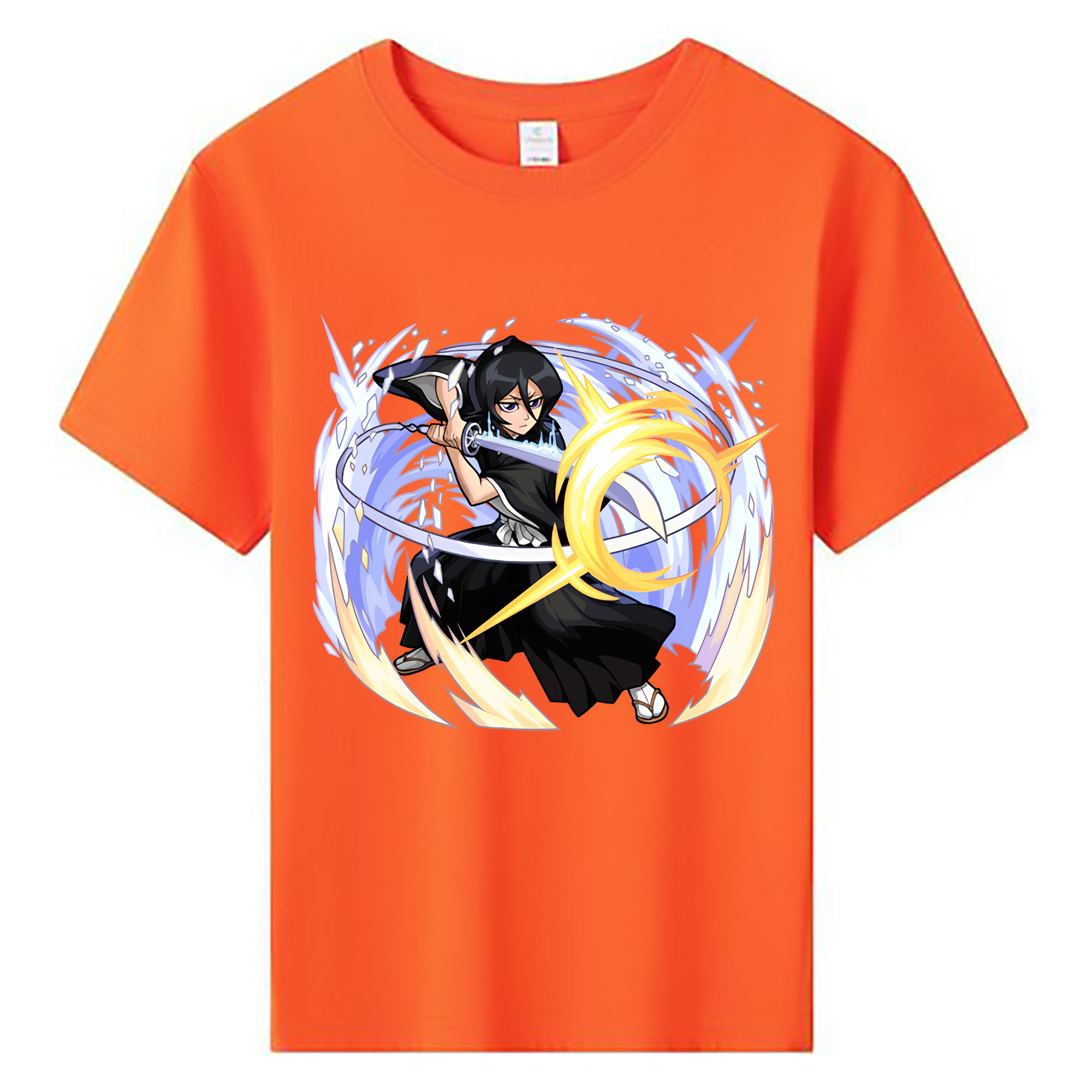 （画像用） ブリーチ 朽木ルキア BLEACH Kuchiki Rukia 綿100％キッズTシャツ（フロントプリント）