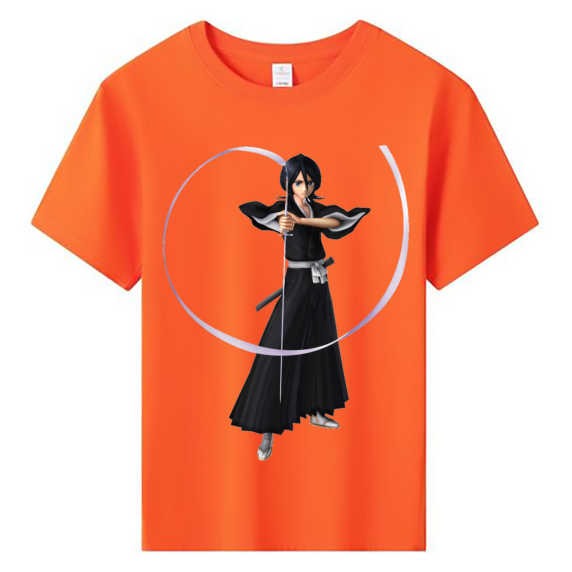 （画像用） ブリーチ 朽木ルキア BLEACH Kuchiki Rukia 綿100％キッズTシャツ（フロントプリント）