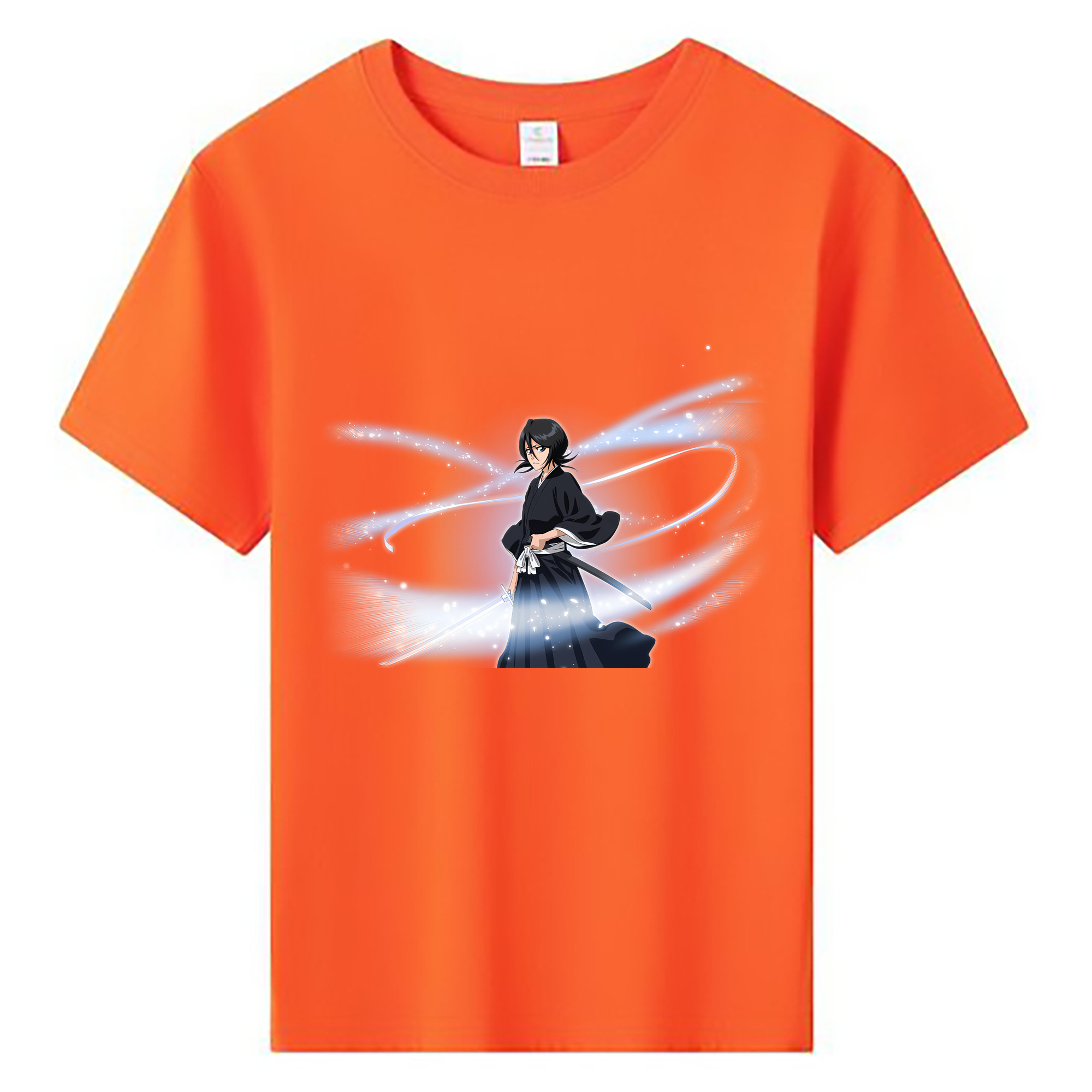 （画像用） ブリーチ 朽木ルキア BLEACH Kuchiki Rukia 綿100％キッズTシャツ（フロントプリント）