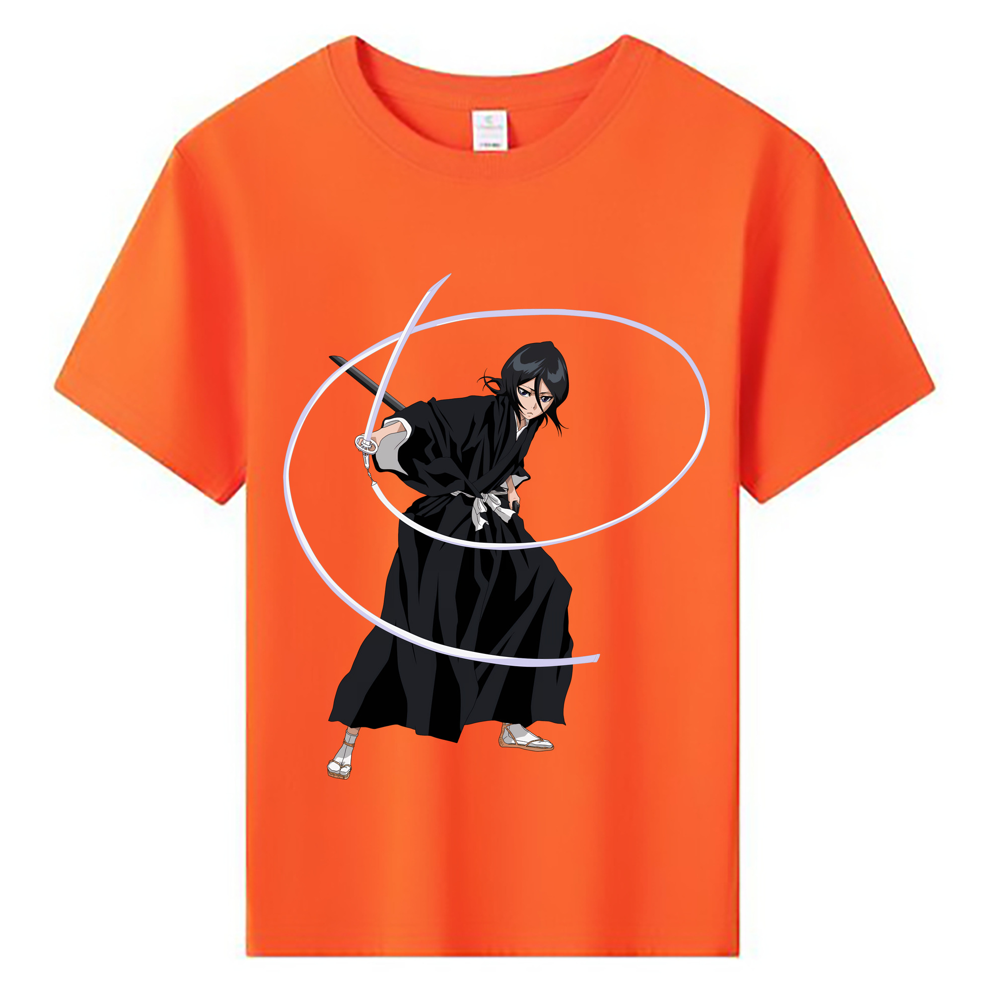 （画像用） ブリーチ 朽木ルキア BLEACH Kuchiki Rukia 綿100％キッズTシャツ（フロントプリント）
