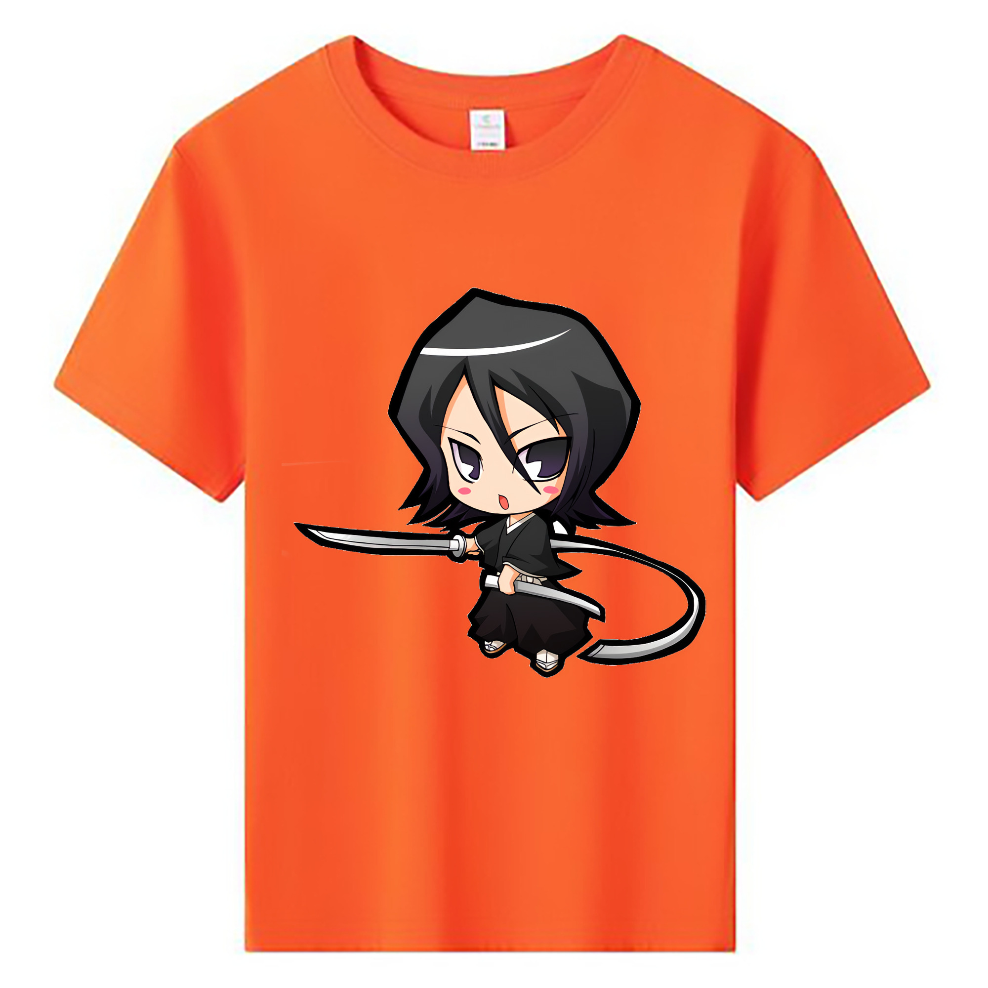 （画像用） ブリーチ 朽木ルキア BLEACH Kuchiki Rukia 綿100％キッズTシャツ（フロントプリント）
