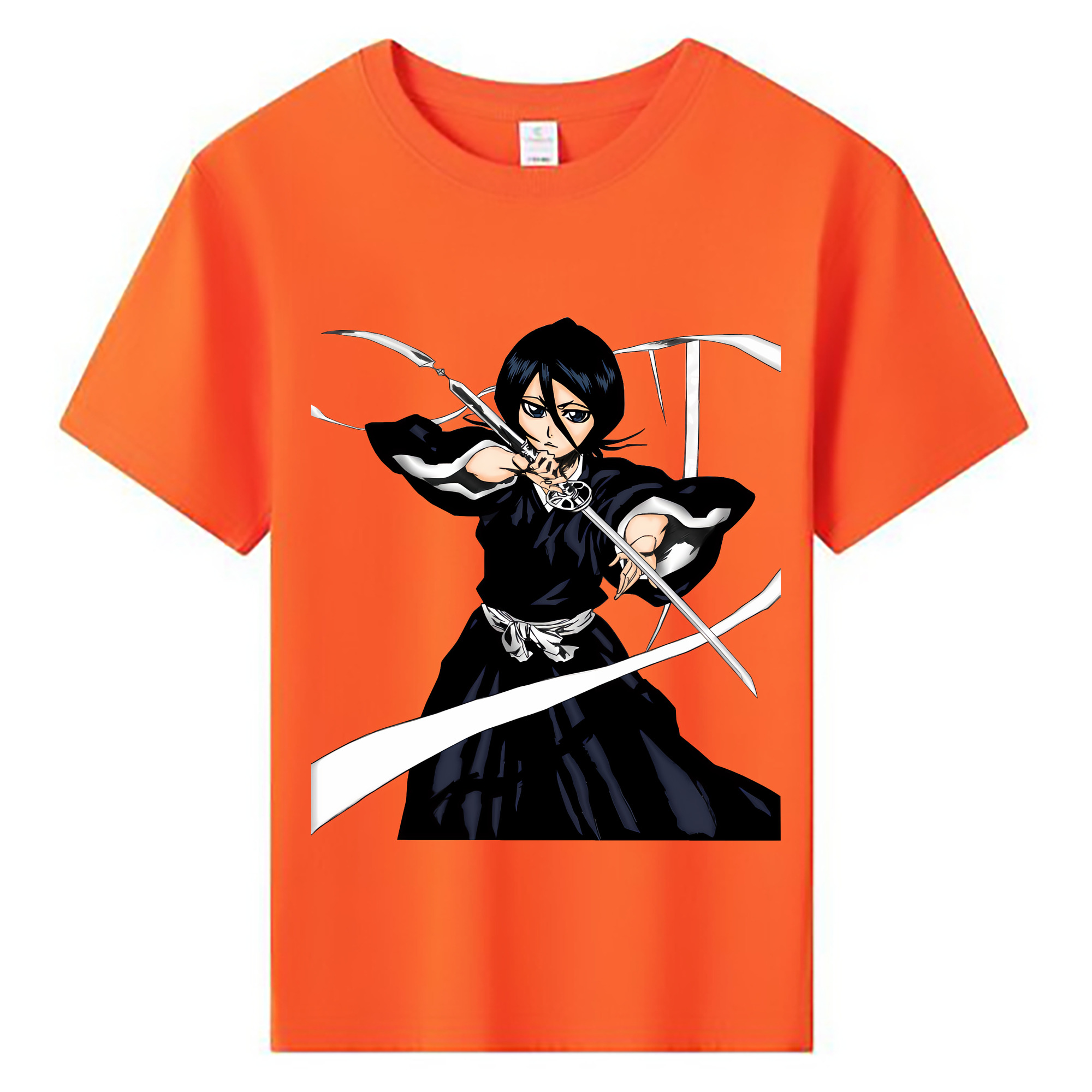 （画像用） ブリーチ 朽木ルキア BLEACH Kuchiki Rukia 綿100％キッズTシャツ（フロントプリント）