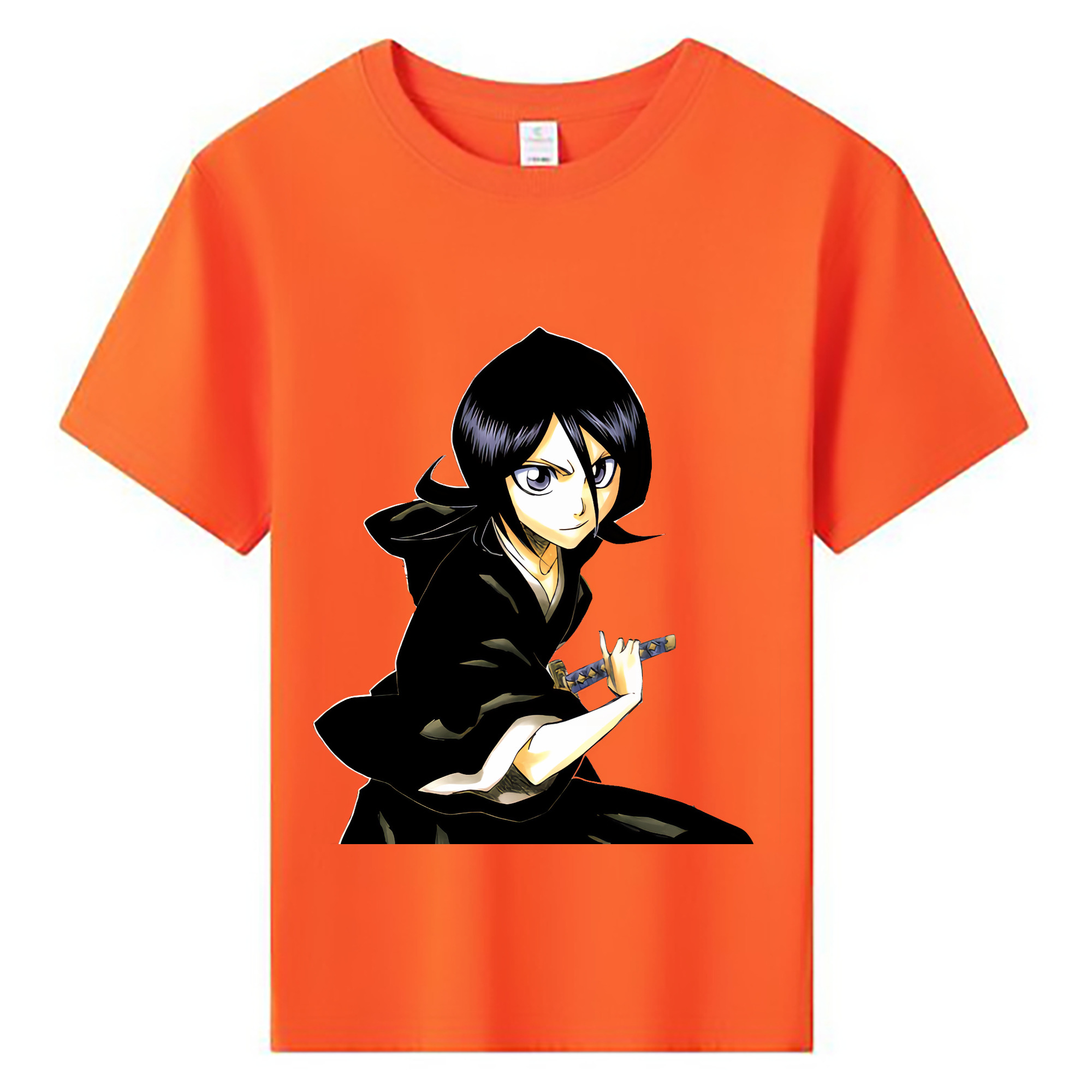 （画像用） ブリーチ 朽木ルキア BLEACH Kuchiki Rukia 綿100％キッズTシャツ（フロントプリント）