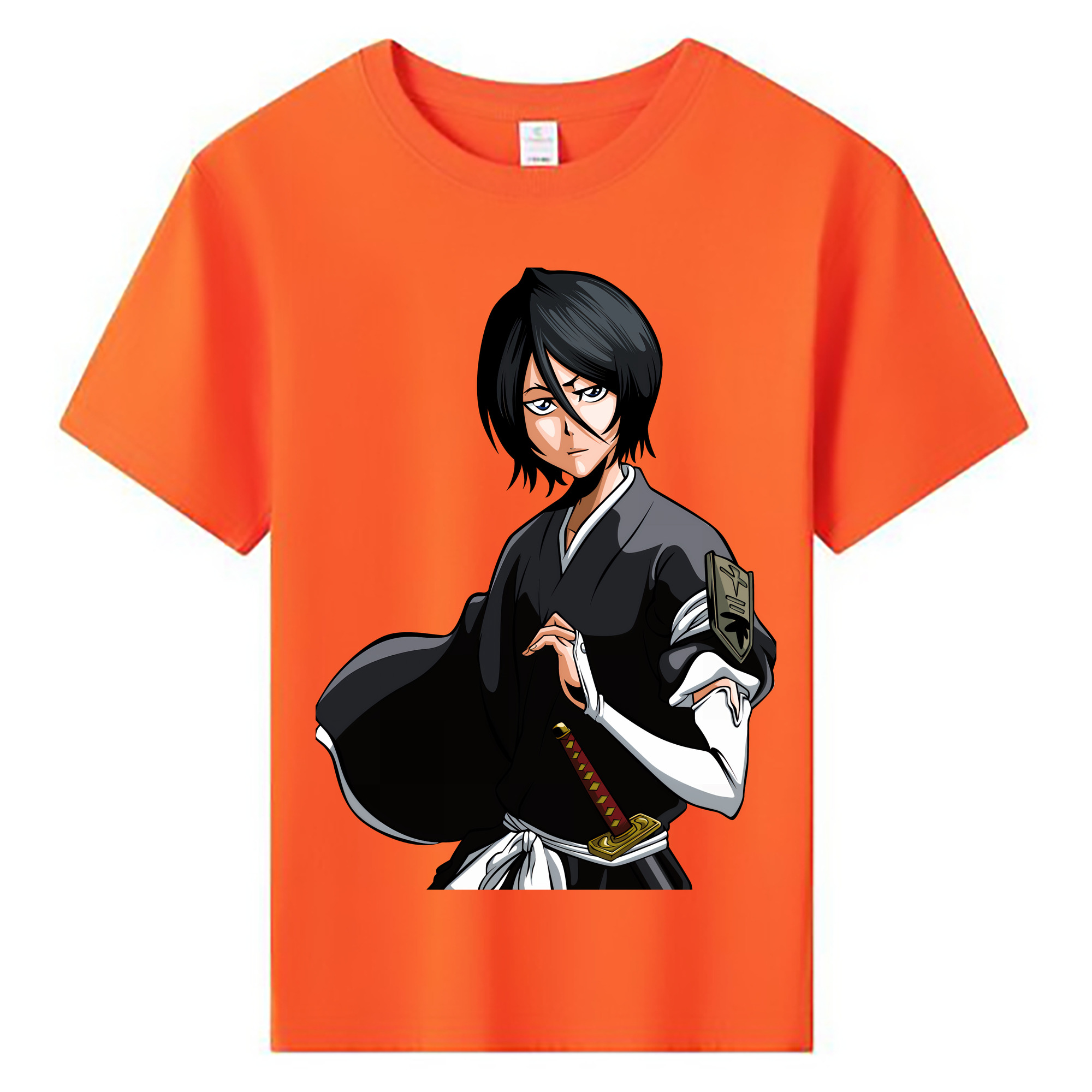 （画像用） ブリーチ 朽木ルキア BLEACH Kuchiki Rukia 綿100％キッズTシャツ（フロントプリント）