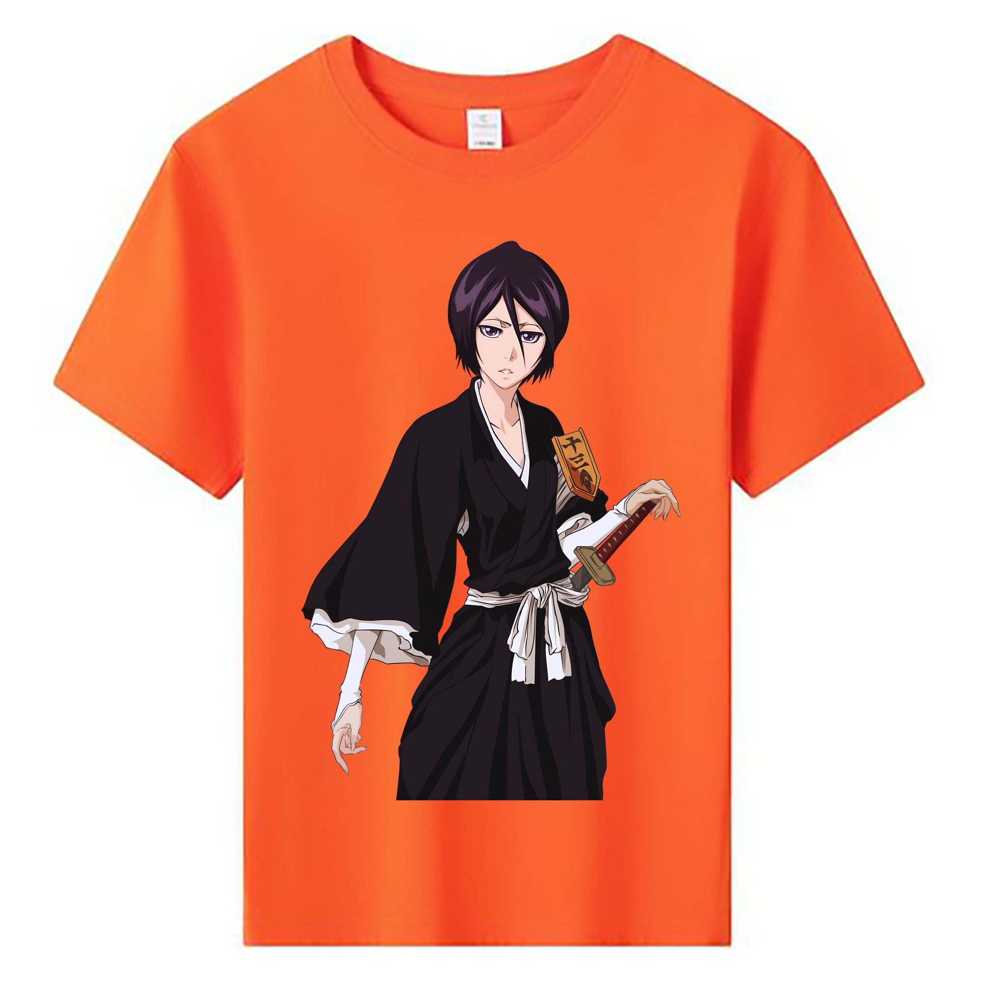 （画像用） ブリーチ 朽木ルキア BLEACH Kuchiki Rukia 綿100％キッズTシャツ（フロントプリント）
