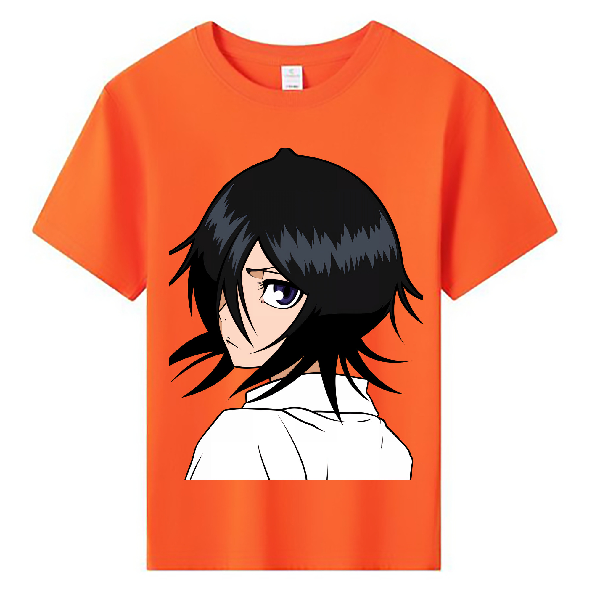 （画像用） ブリーチ 朽木ルキア BLEACH Kuchiki Rukia 綿100％キッズTシャツ（フロントプリント）