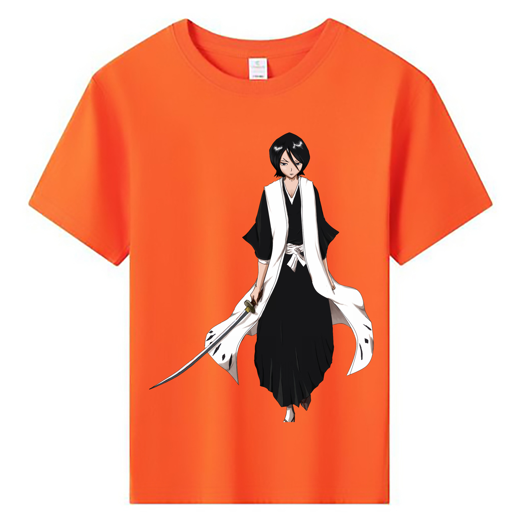 （画像用） ブリーチ 朽木ルキア BLEACH Kuchiki Rukia 綿100％キッズTシャツ（フロントプリント）