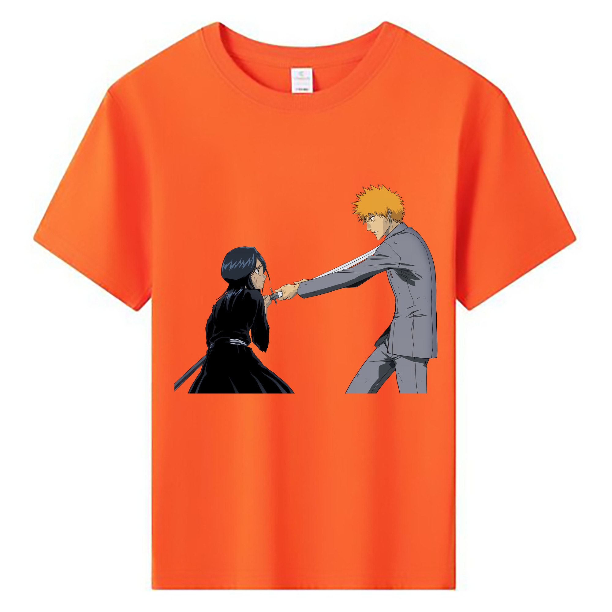 （画像用） ブリーチ 朽木ルキア BLEACH Kuchiki Rukia 綿100％キッズTシャツ（フロントプリント）