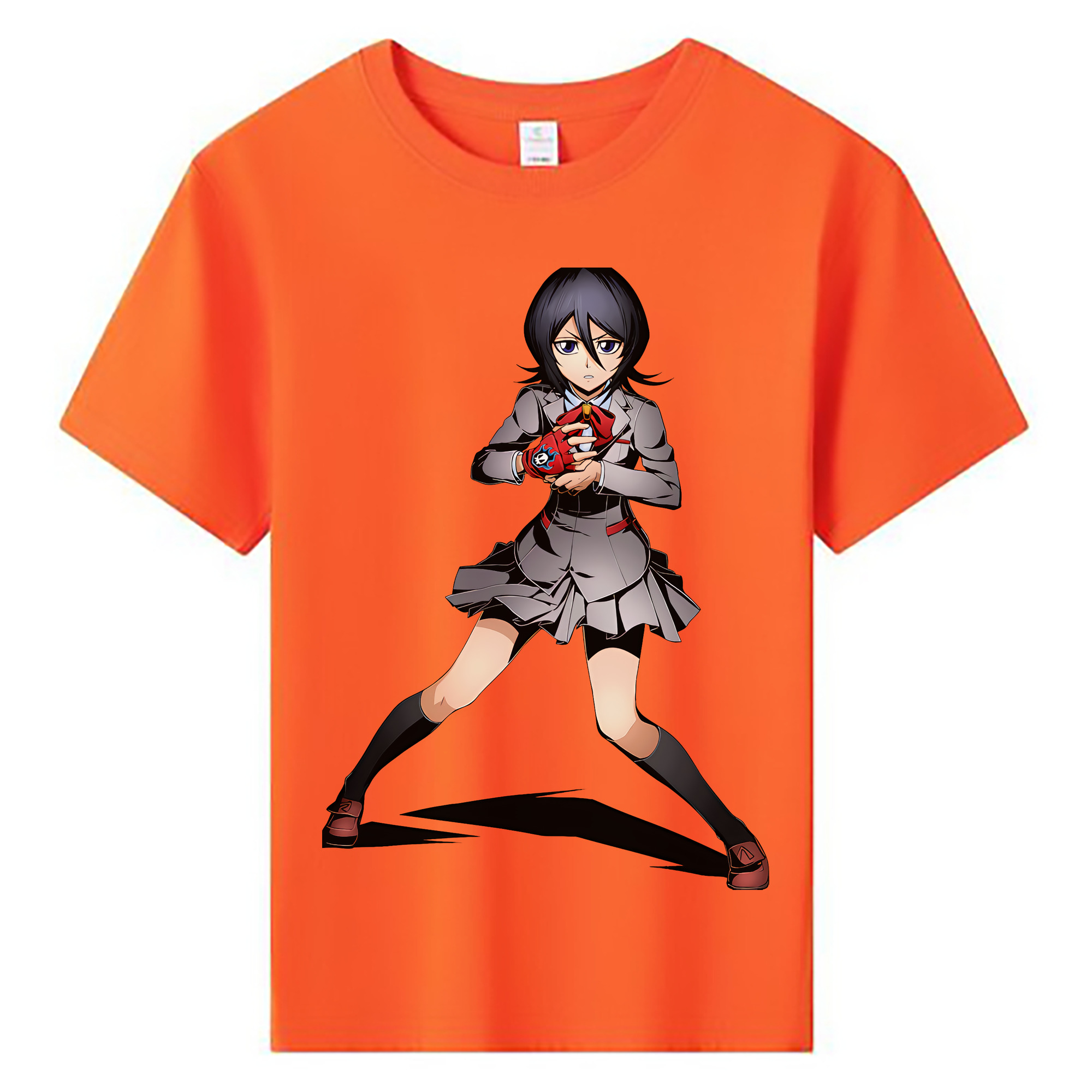 （画像用） ブリーチ 朽木ルキア BLEACH Kuchiki Rukia 綿100％キッズTシャツ（フロントプリント）