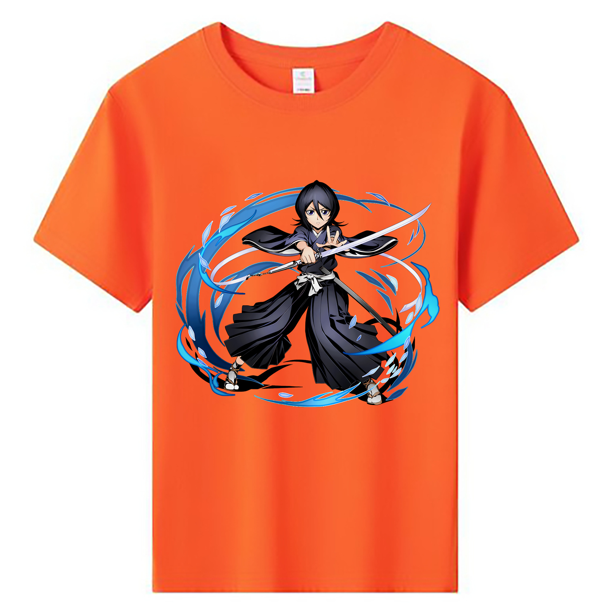 （画像用） ブリーチ 朽木ルキア BLEACH Kuchiki Rukia 綿100％キッズTシャツ（フロントプリント）