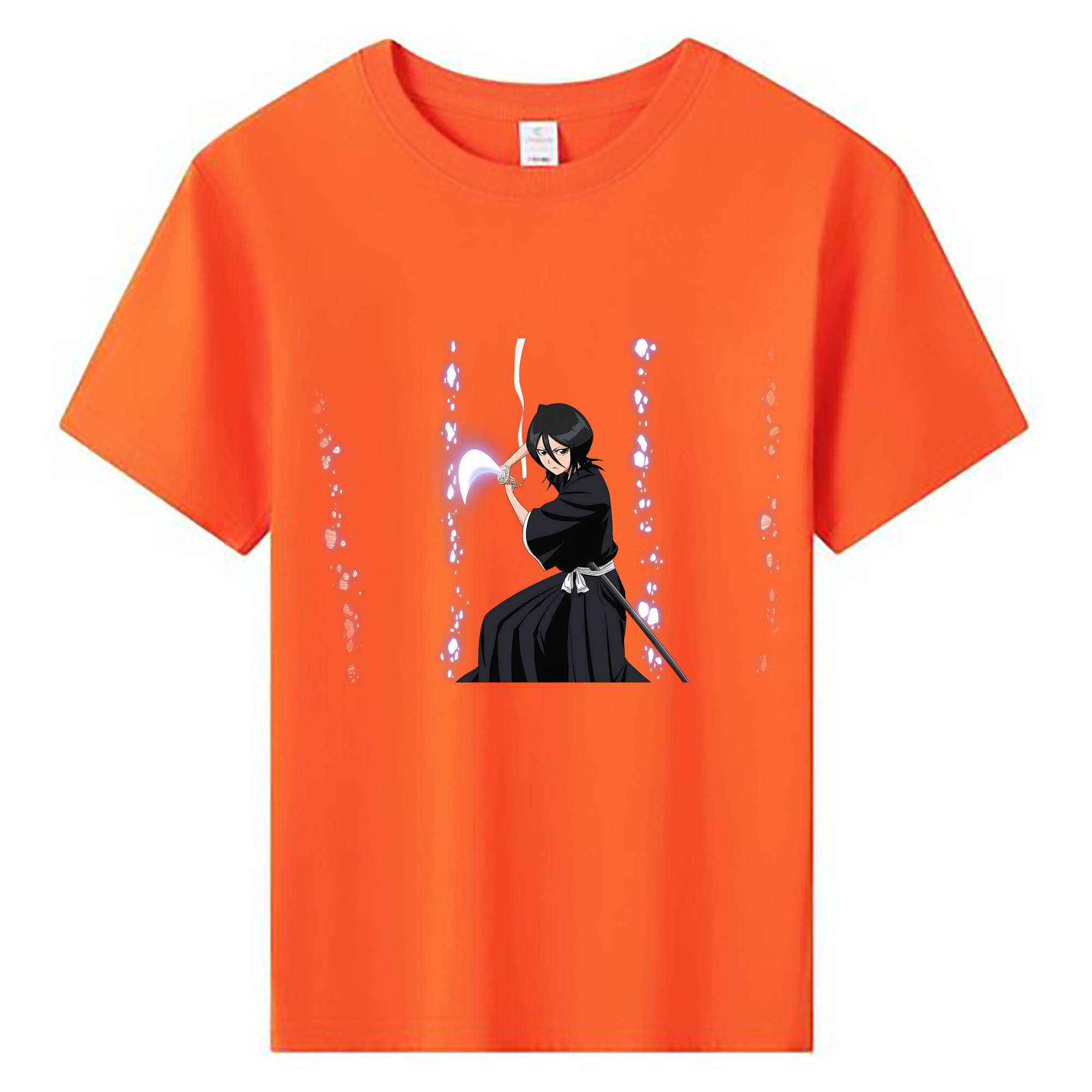 （画像用） ブリーチ 朽木ルキア BLEACH Kuchiki Rukia 綿100％キッズTシャツ（フロントプリント）