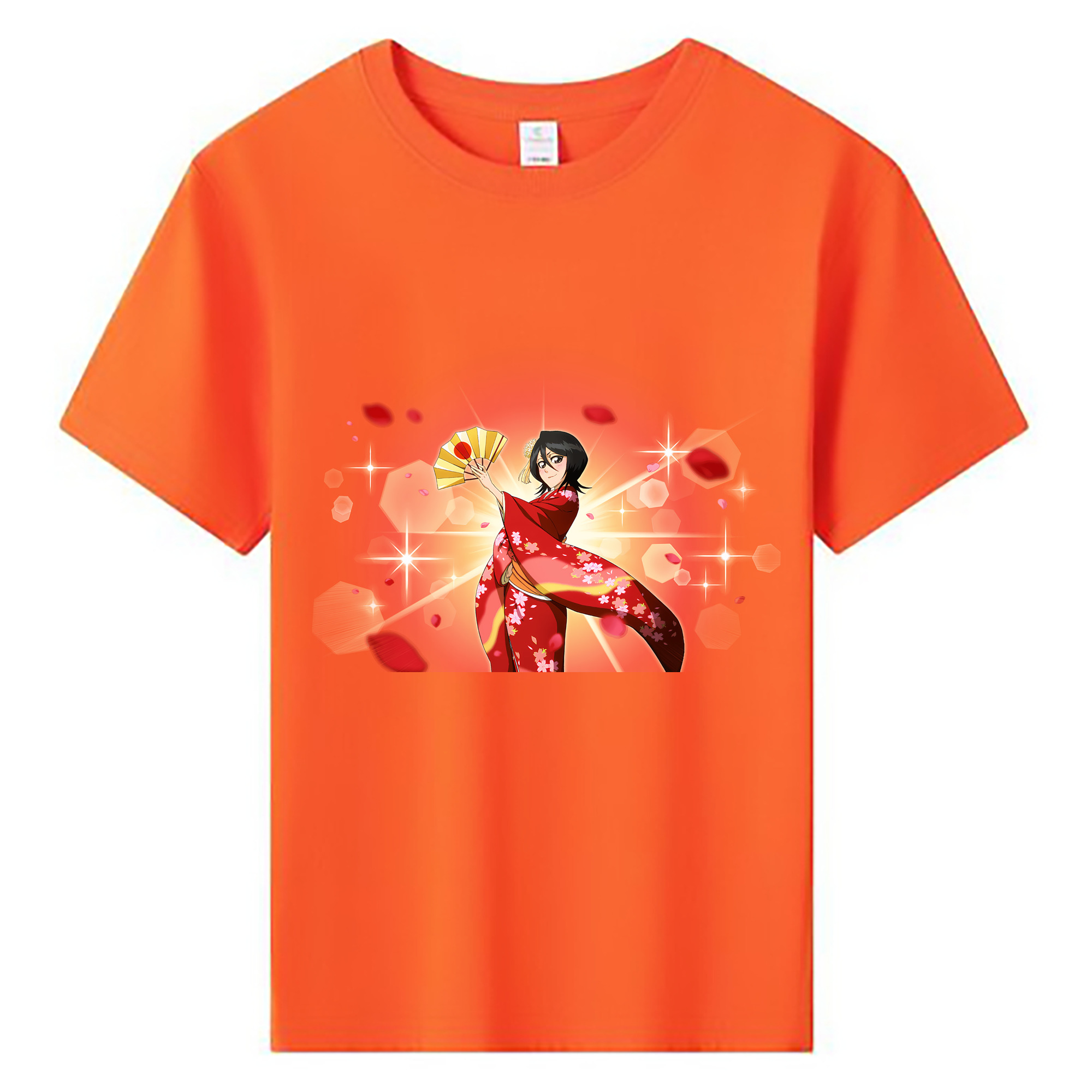 （画像用） ブリーチ 朽木ルキア BLEACH Kuchiki Rukia 綿100％キッズTシャツ（フロントプリント）