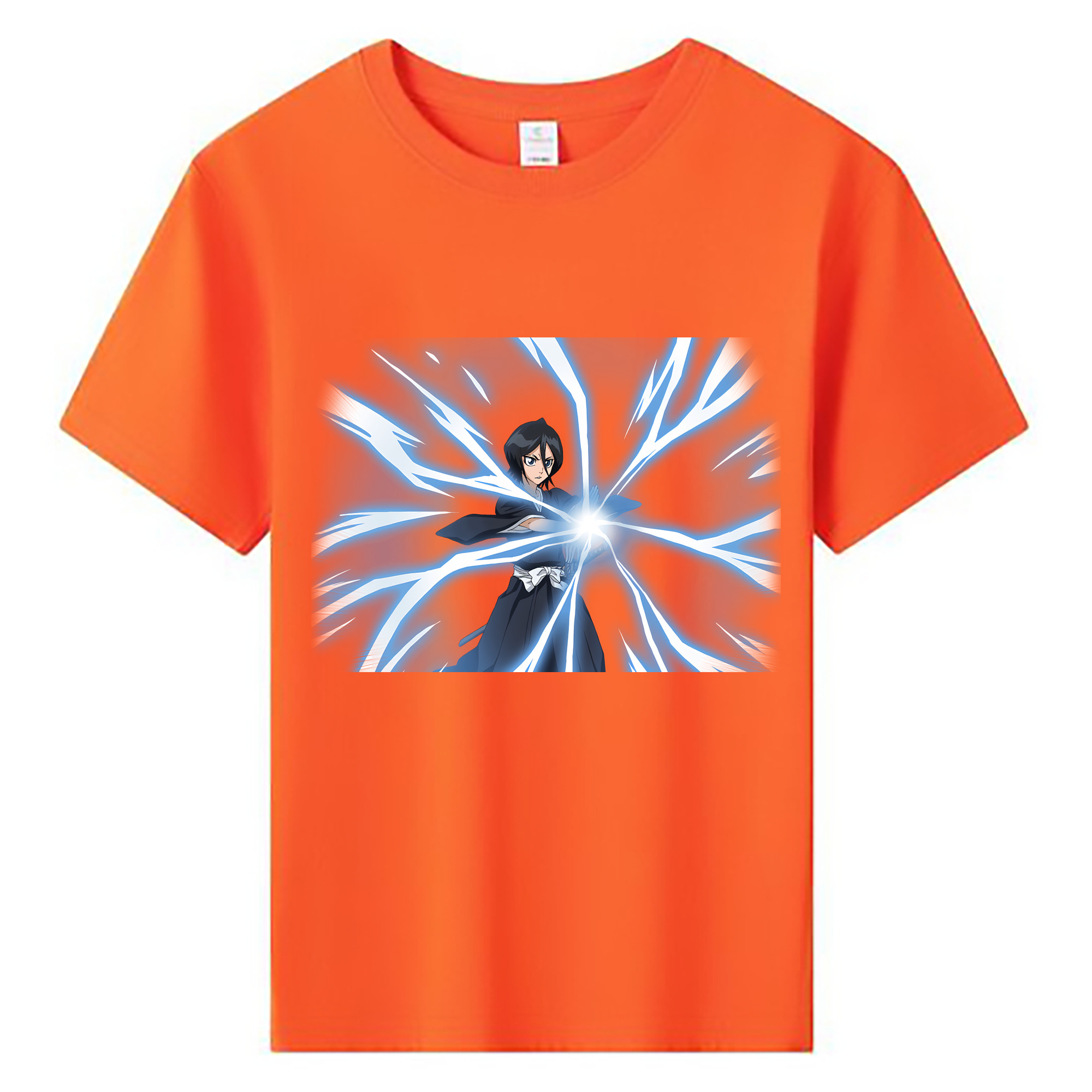 （画像用） ブリーチ 朽木ルキア BLEACH Kuchiki Rukia 綿100％キッズTシャツ（フロントプリント）