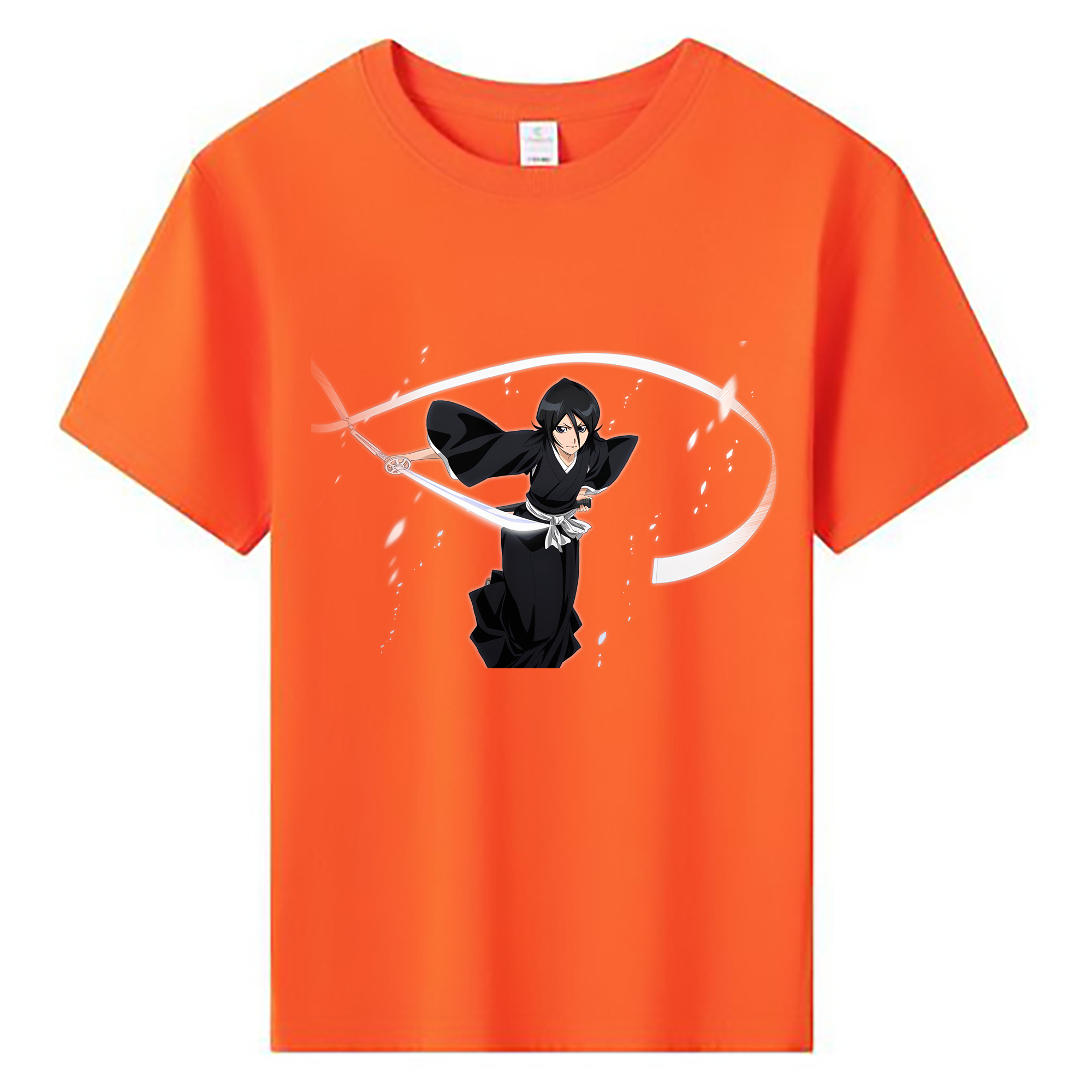 （画像用） ブリーチ 朽木ルキア BLEACH Kuchiki Rukia 綿100％キッズTシャツ（フロントプリント）