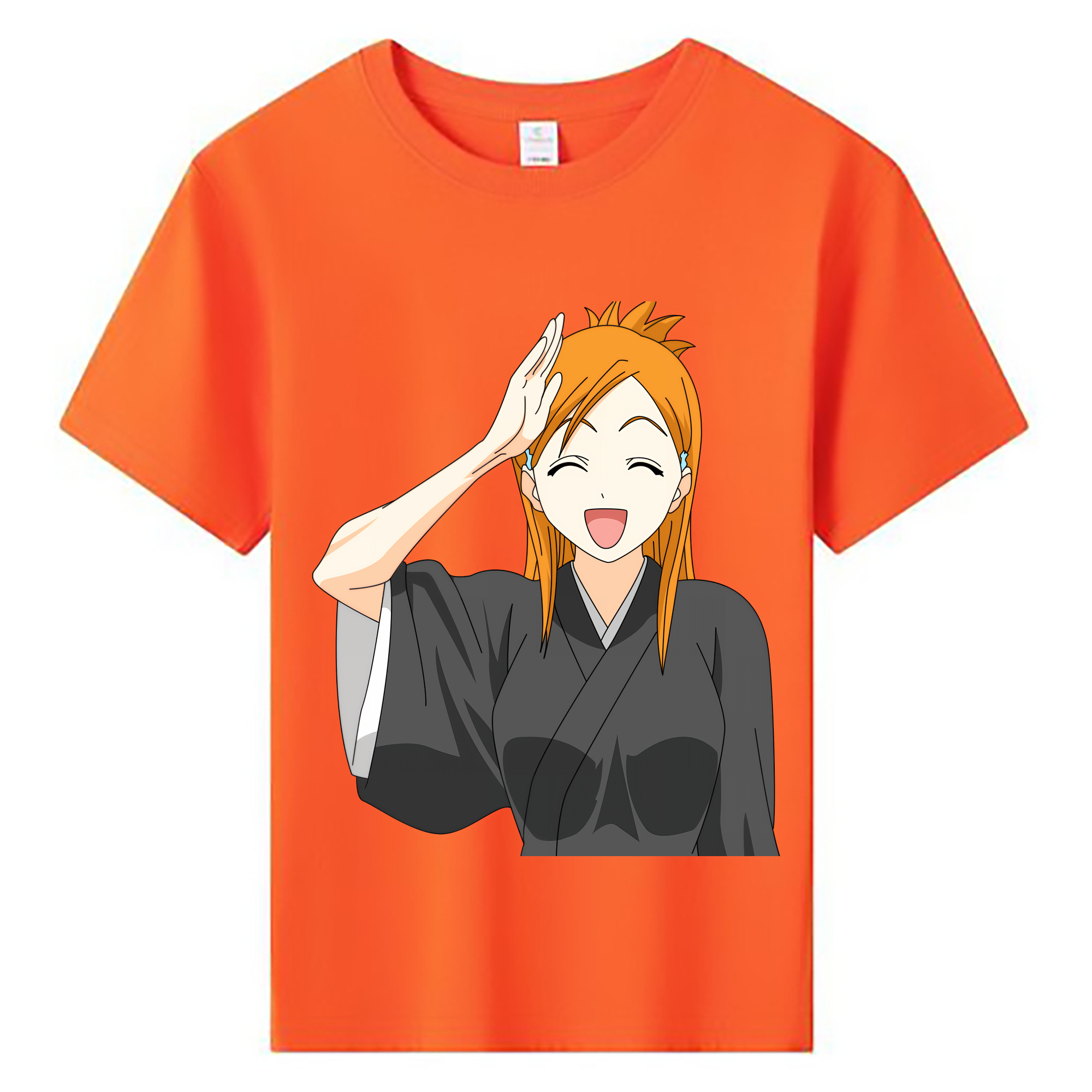 （画像用） ブリーチ 井上織姫（いのうえおりひめ） BLEACH Inoue Orihime 綿100％キッズTシャツ（フロントプリント）