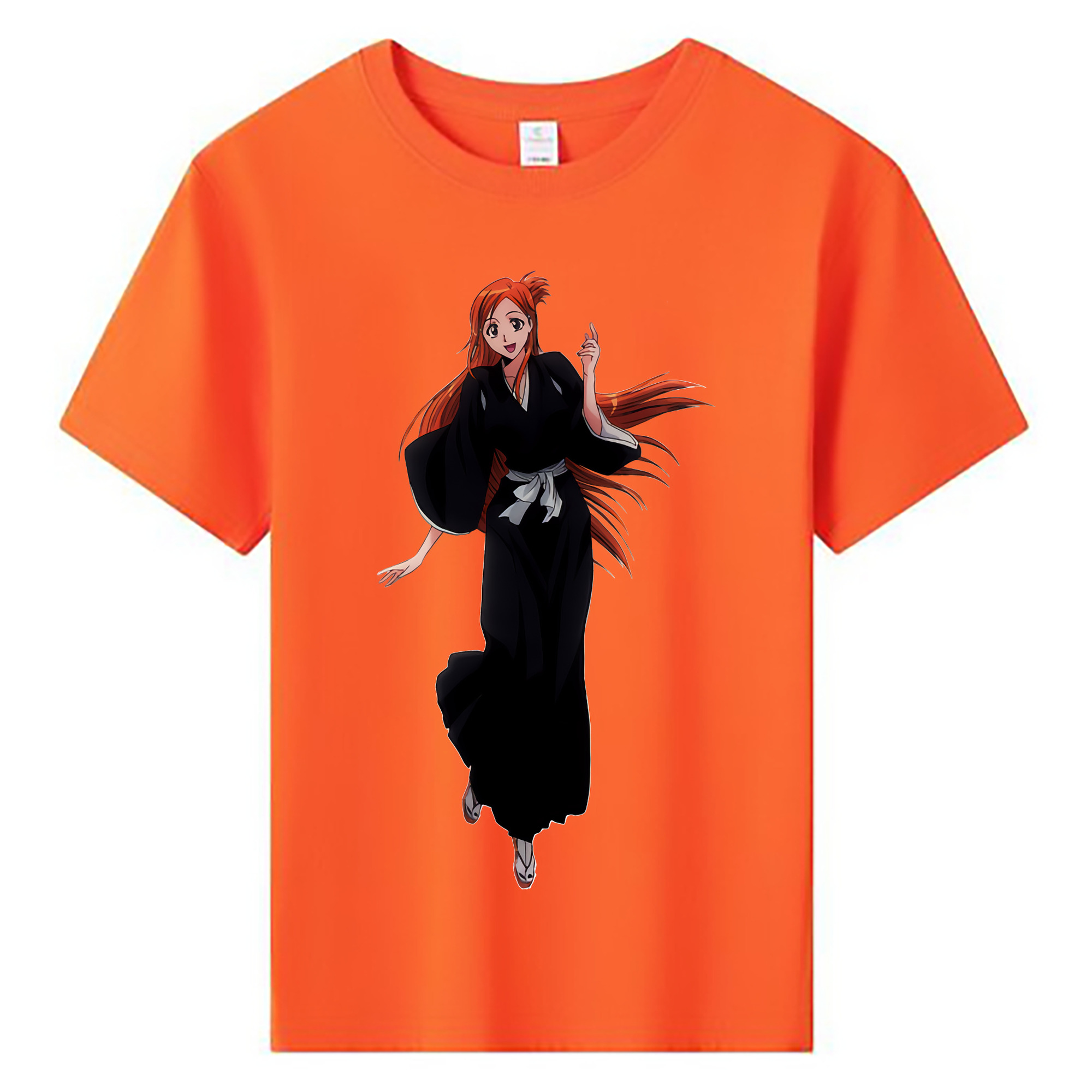 （画像用） ブリーチ 井上織姫（いのうえおりひめ） BLEACH Inoue Orihime 綿100％キッズTシャツ（フロントプリント）