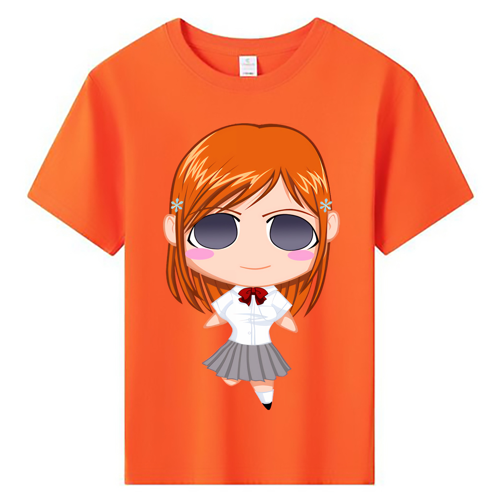 （画像用） ブリーチ 井上織姫（いのうえおりひめ） BLEACH Inoue Orihime 綿100％キッズTシャツ（フロントプリント）