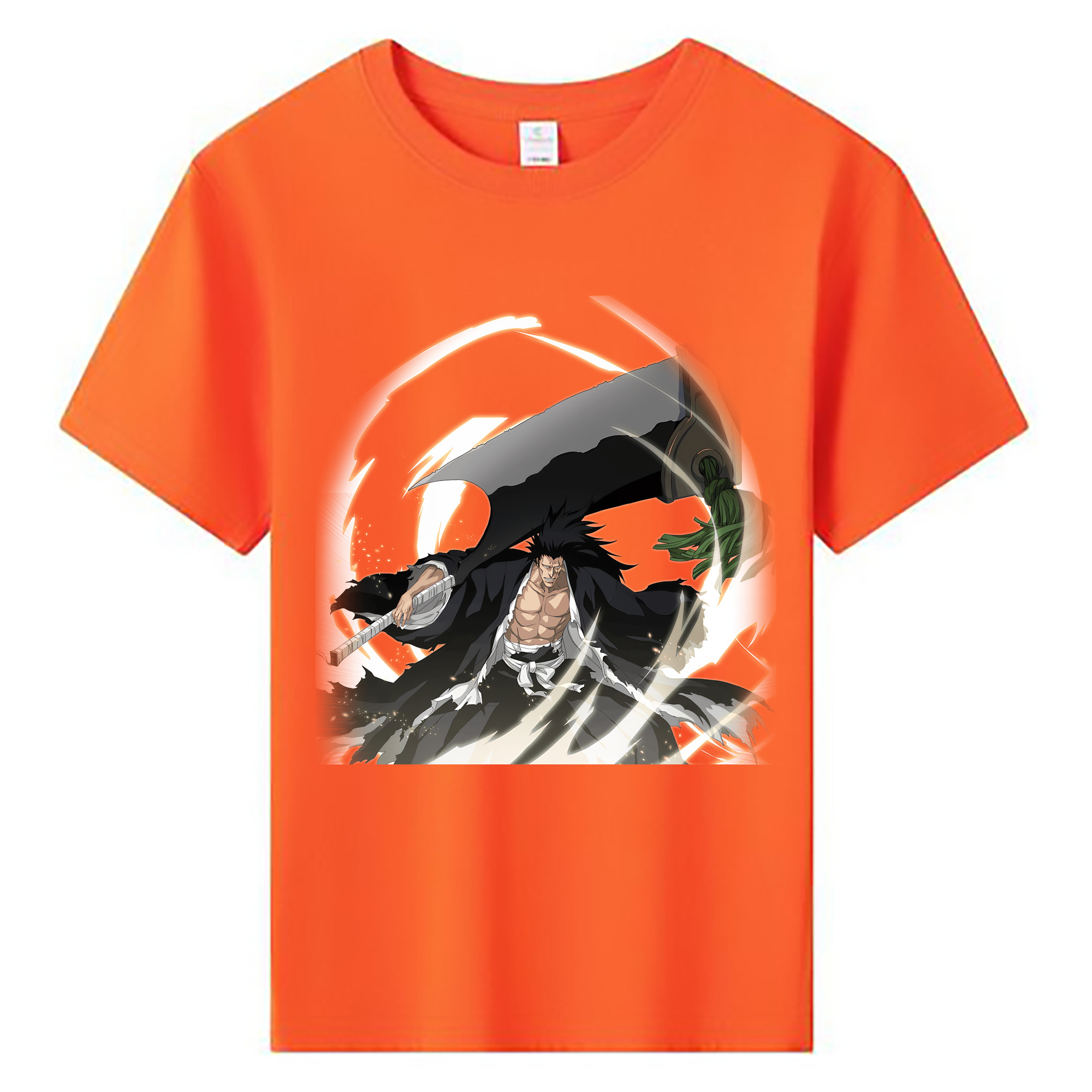 （画像用） ブリーチ ざらき けんぱち BLEACH Zaraki Kenpachi 綿100％キッズTシャツ（フロントプリント）