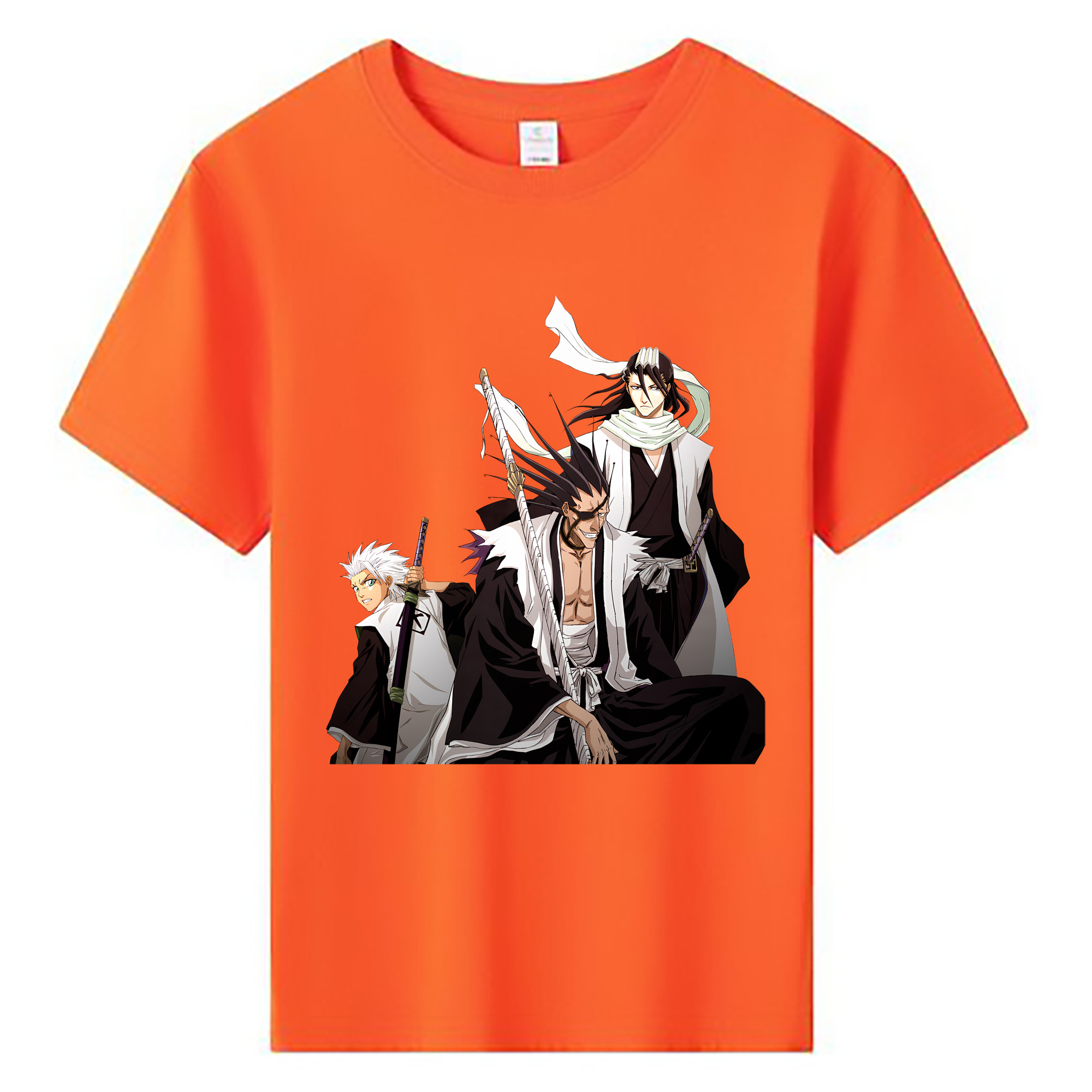 （画像用） ブリーチ ざらき けんぱち BLEACH Zaraki Kenpachi 綿100％キッズTシャツ（フロントプリント）