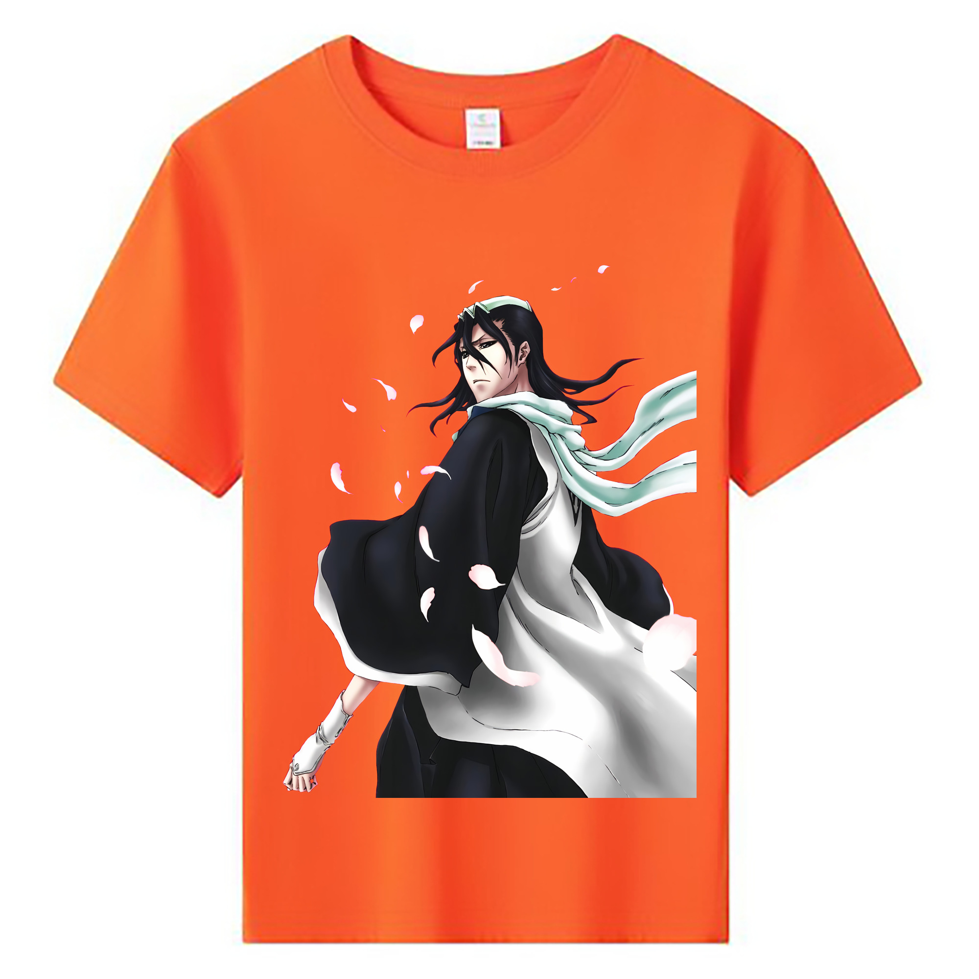 （画像用） ブリーチ くちき びゃくや BLEACH Kuchiki Byakuya 綿100％キッズTシャツ（フロントプリント）