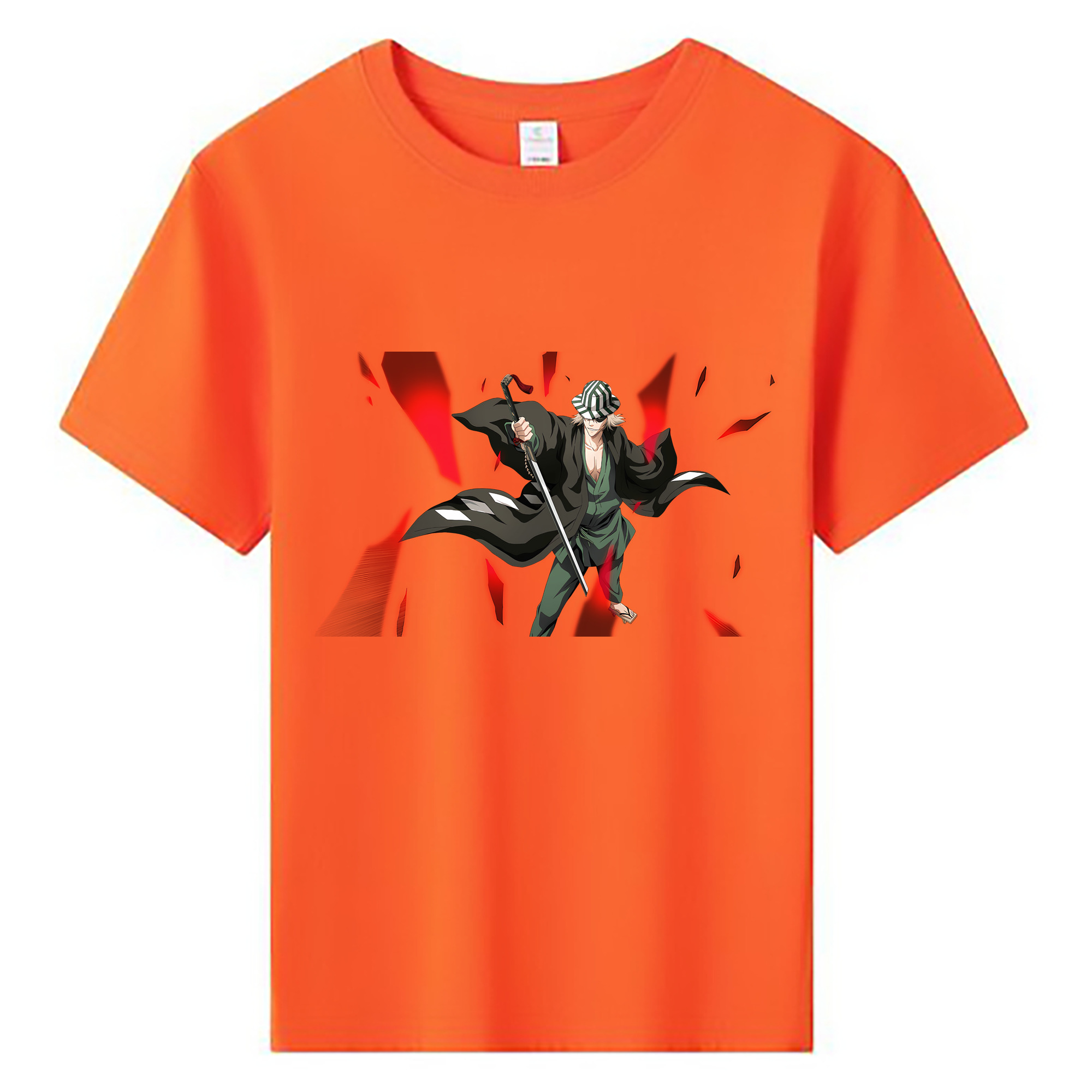（画像用） "ブリーチ 浦原 喜助（うらはら きすけ） BLEACH Urahara Kisuke " 綿100％キッズTシャツ（フロントプリント）