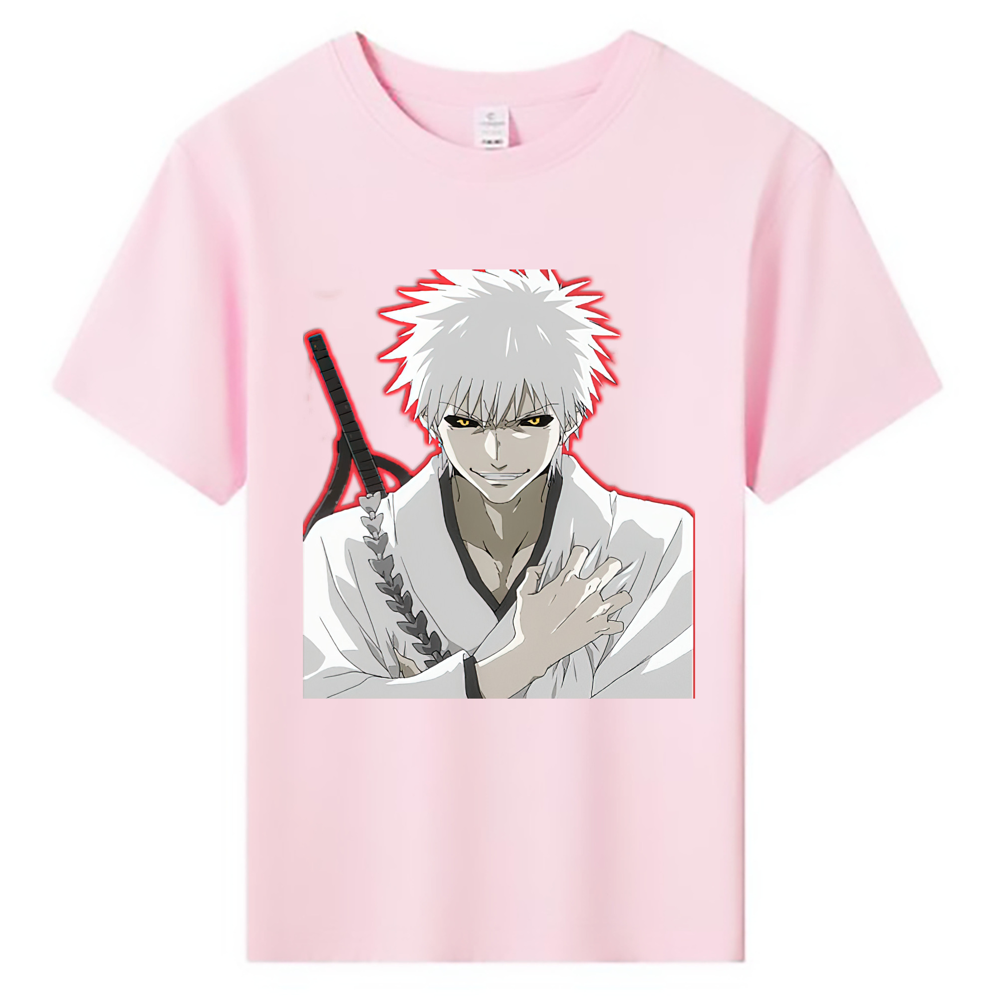 （画像用） ブリーチ 黒崎一護（くろさき いちご）BLEACH Kurosaki Ichigo 綿100％キッズTシャツ（フロントプリント）