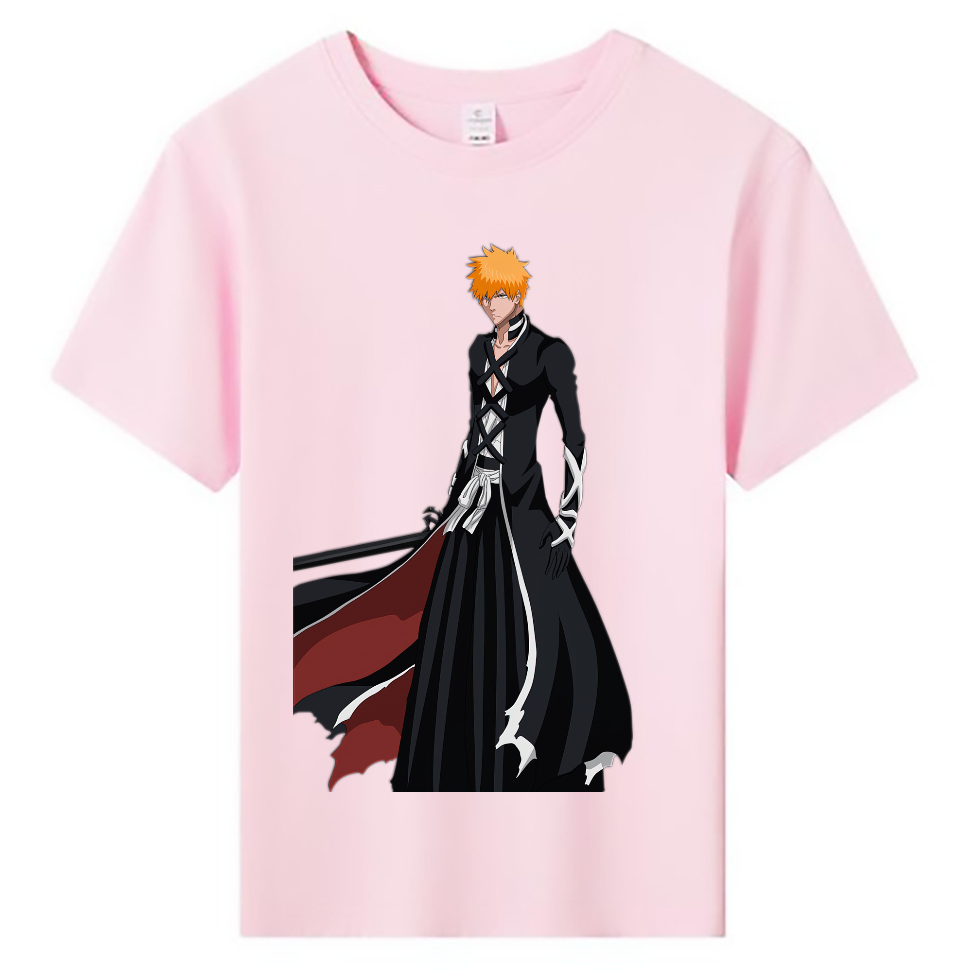 （画像用） ブリーチ 黒崎一護（くろさき いちご）BLEACH Kurosaki Ichigo 綿100％キッズTシャツ（フロントプリント）