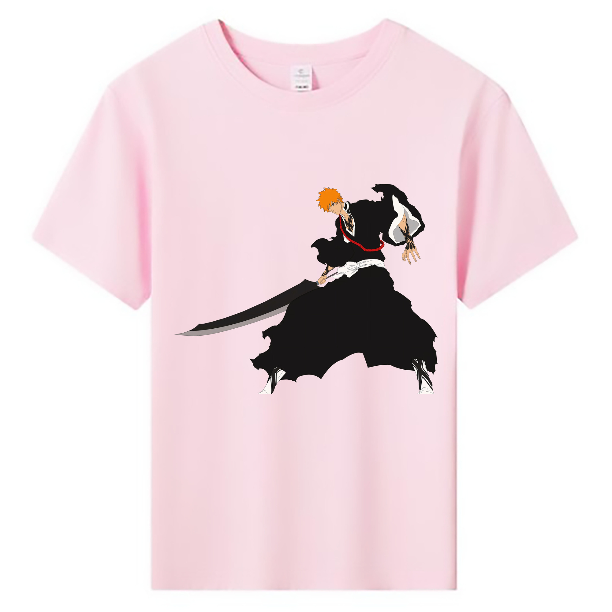 （画像用） ブリーチ 黒崎一護（くろさき いちご）BLEACH Kurosaki Ichigo 綿100％キッズTシャツ（フロントプリント）