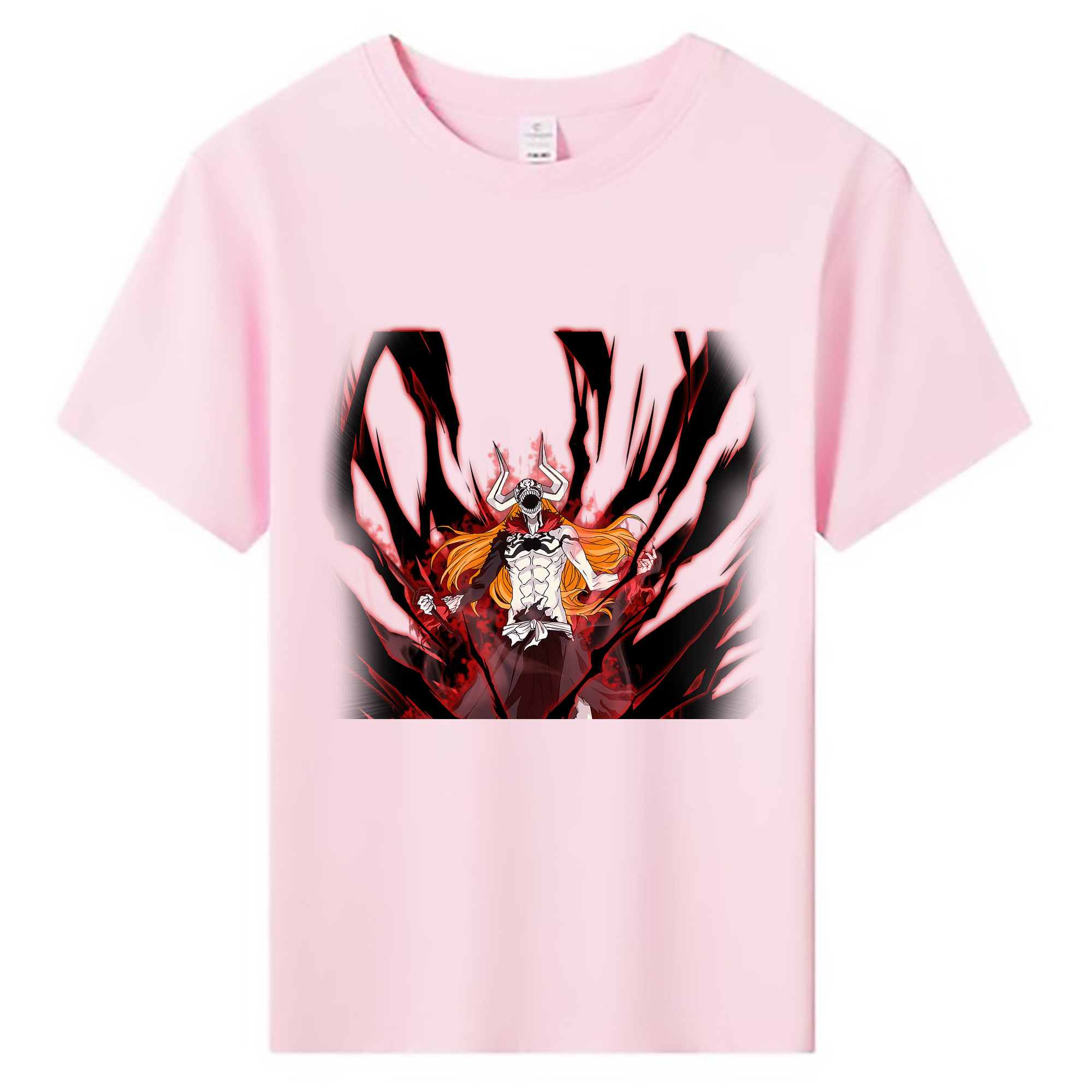 （画像用） ブリーチ 黒崎一護（くろさき いちご）BLEACH Kurosaki Ichigo 綿100％キッズTシャツ（フロントプリント）