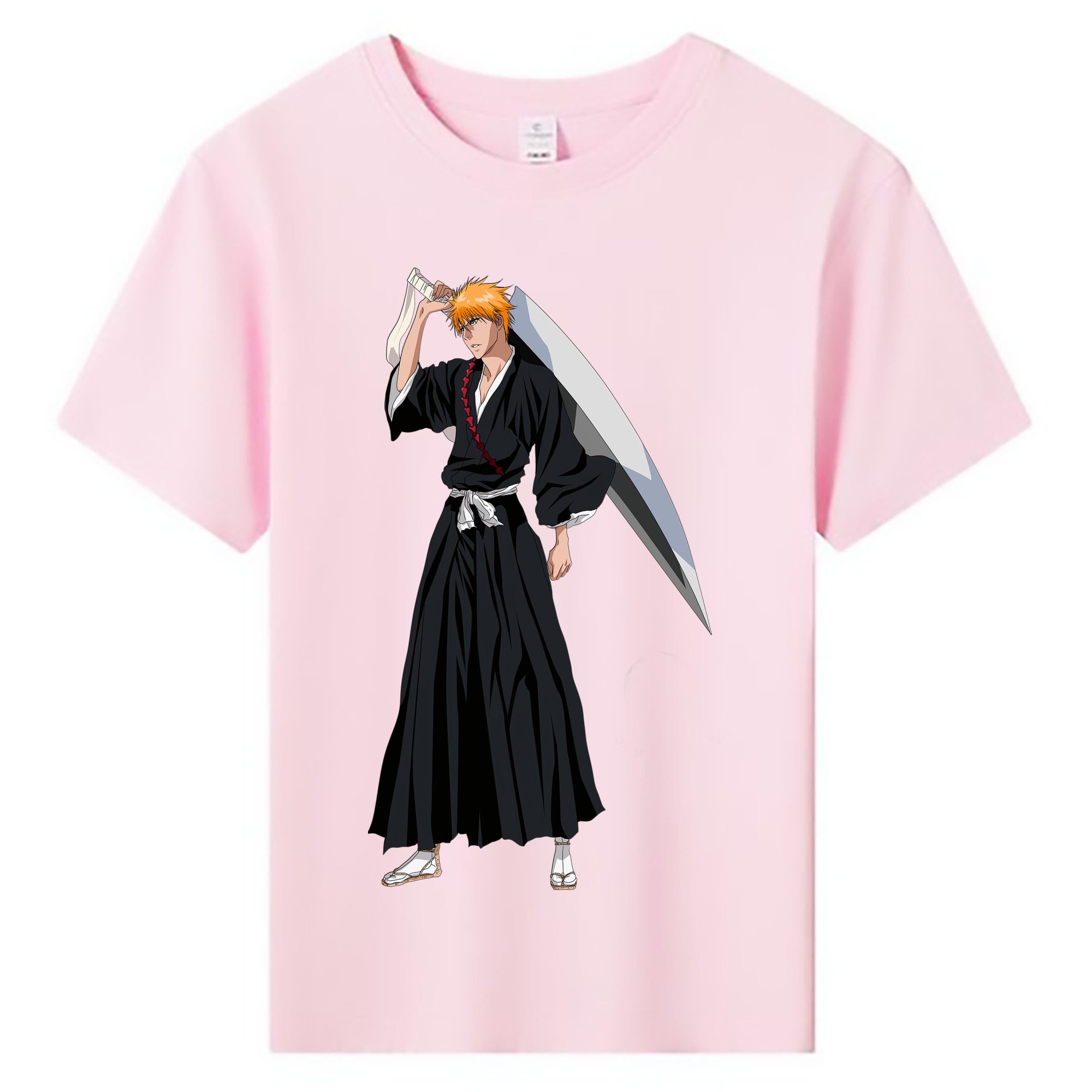 （画像用） ブリーチ 黒崎一護（くろさき いちご）BLEACH Kurosaki Ichigo 綿100％キッズTシャツ（フロントプリント）