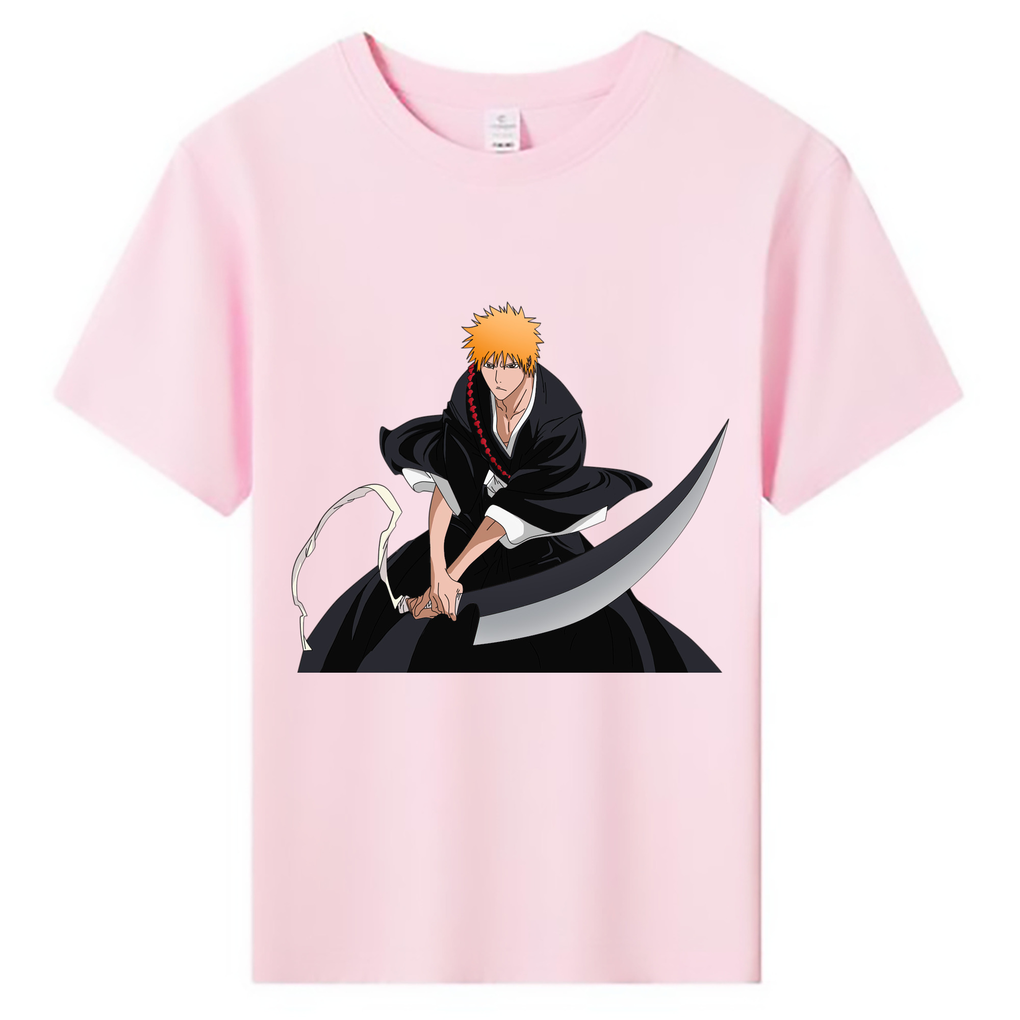 （画像用） ブリーチ 黒崎一護（くろさき いちご）BLEACH Kurosaki Ichigo 綿100％キッズTシャツ（フロントプリント）
