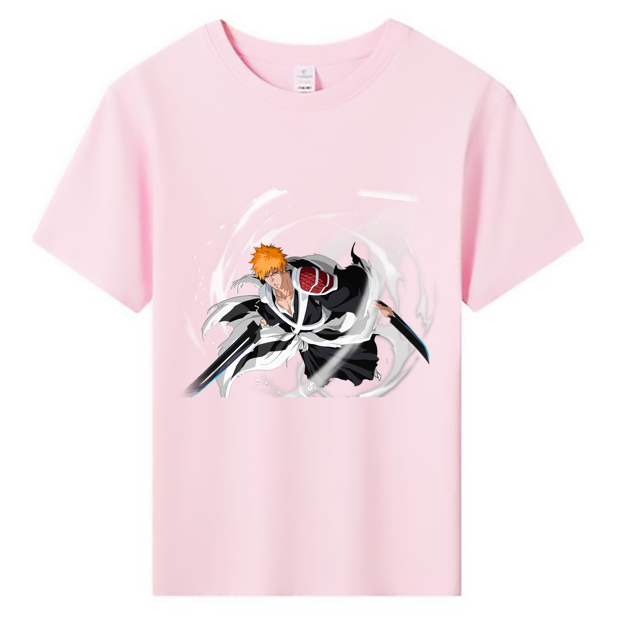 （画像用） ブリーチ 黒崎一護（くろさき いちご）BLEACH Kurosaki Ichigo 綿100％キッズTシャツ（フロントプリント）
