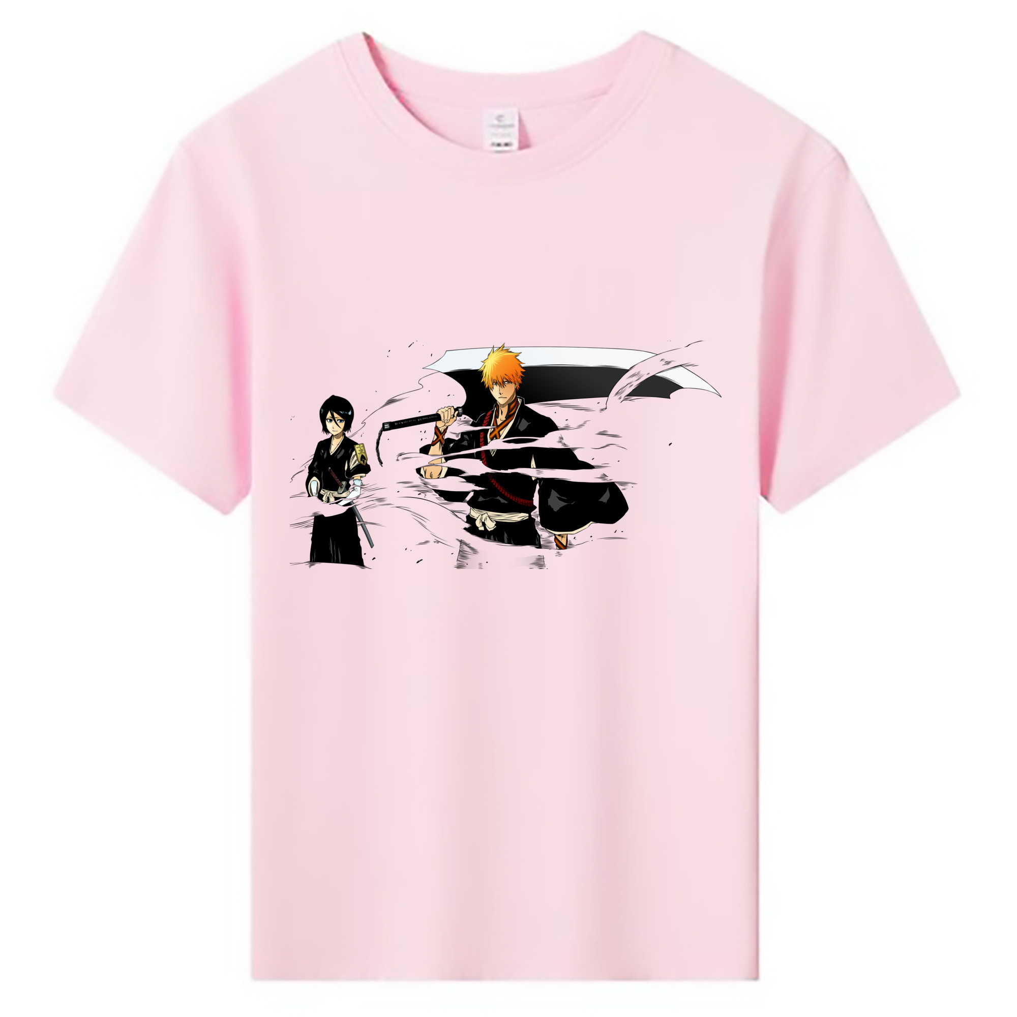 （画像用） ブリーチ 黒崎一護（くろさき いちご）BLEACH Kurosaki Ichigo 綿100％キッズTシャツ（フロントプリント）