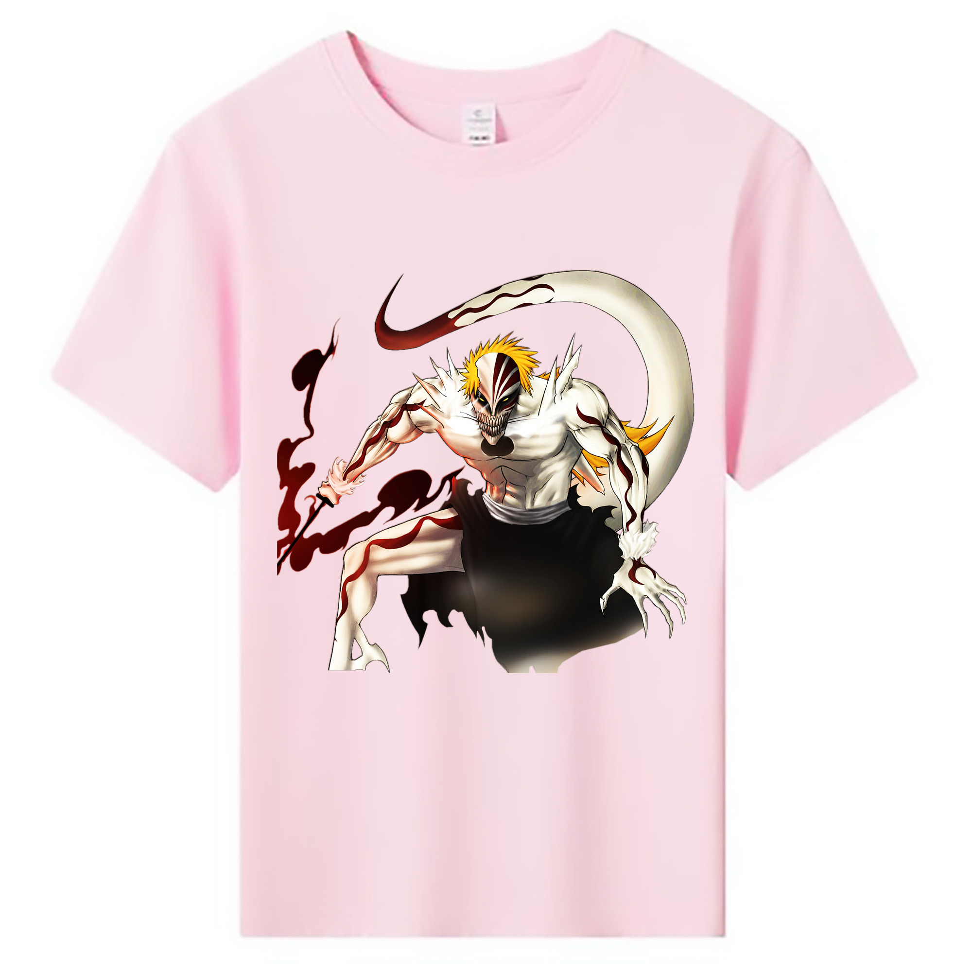 （画像用） ブリーチ 黒崎一護（くろさき いちご）BLEACH Kurosaki Ichigo 綿100％キッズTシャツ（フロントプリント）