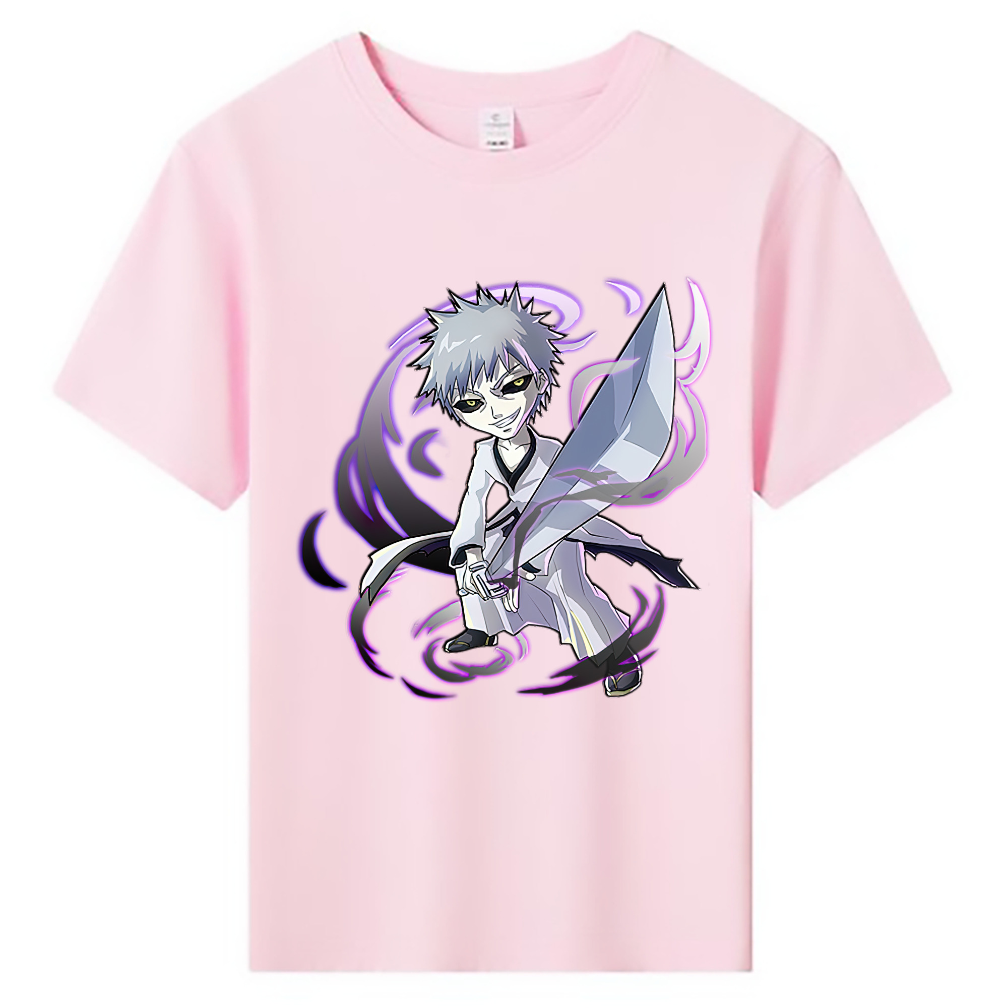 （画像用） ブリーチ 黒崎一護（くろさき いちご）BLEACH Kurosaki Ichigo 綿100％キッズTシャツ（フロントプリント）