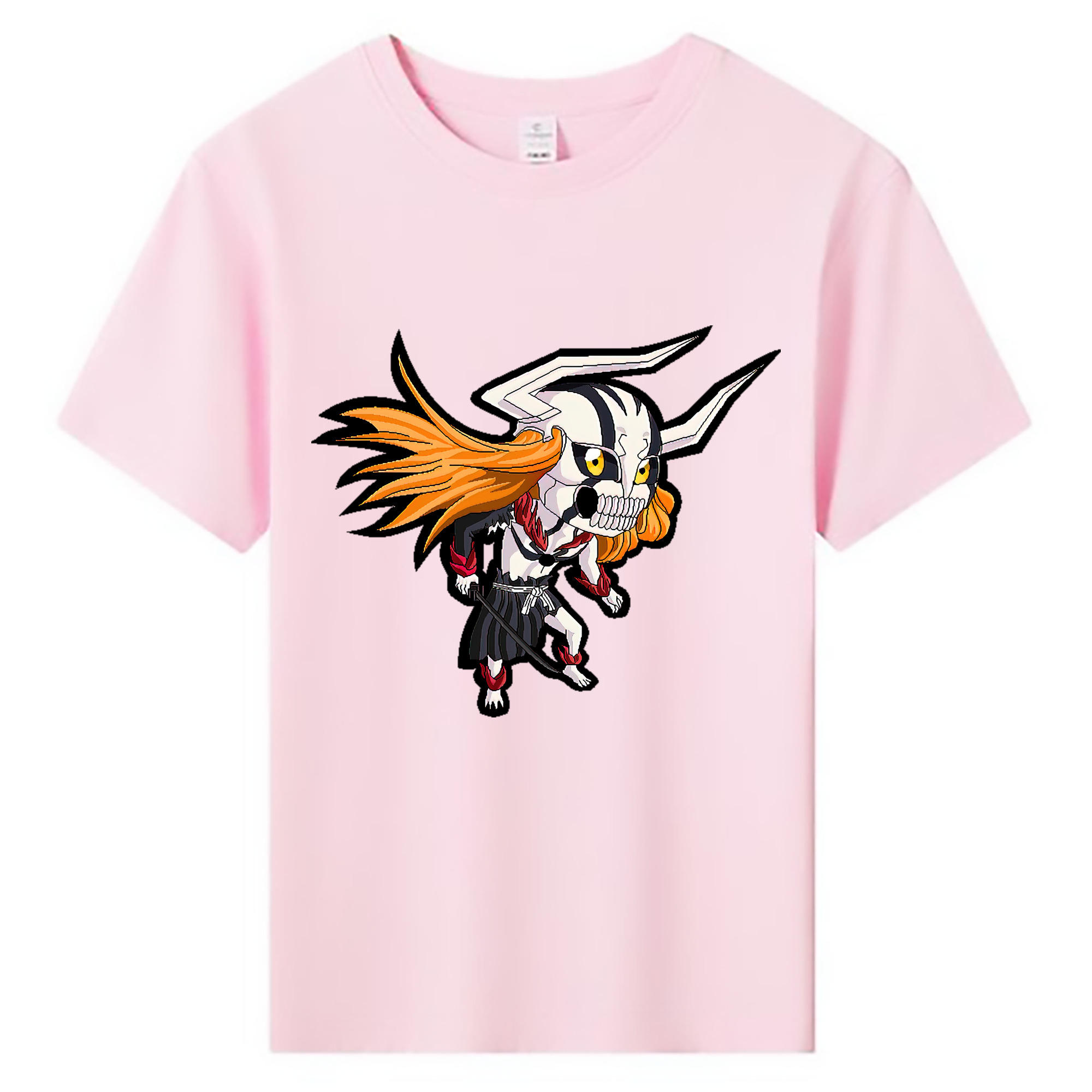 （画像用） ブリーチ 黒崎一護（くろさき いちご）BLEACH Kurosaki Ichigo 綿100％キッズTシャツ（フロントプリント）
