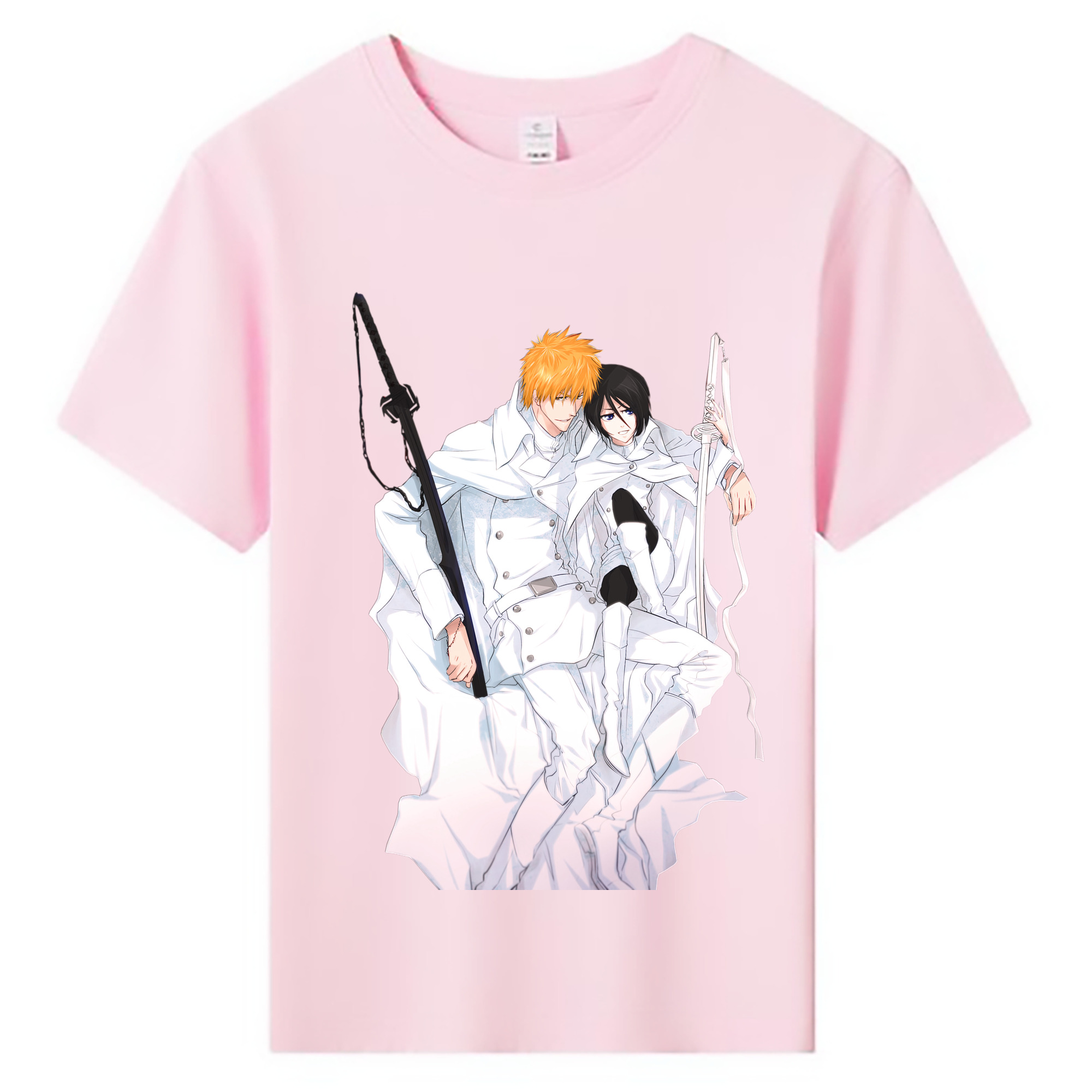 （画像用） ブリーチ 黒崎一護（くろさき いちご）BLEACH Kurosaki Ichigo 綿100％キッズTシャツ（フロントプリント）