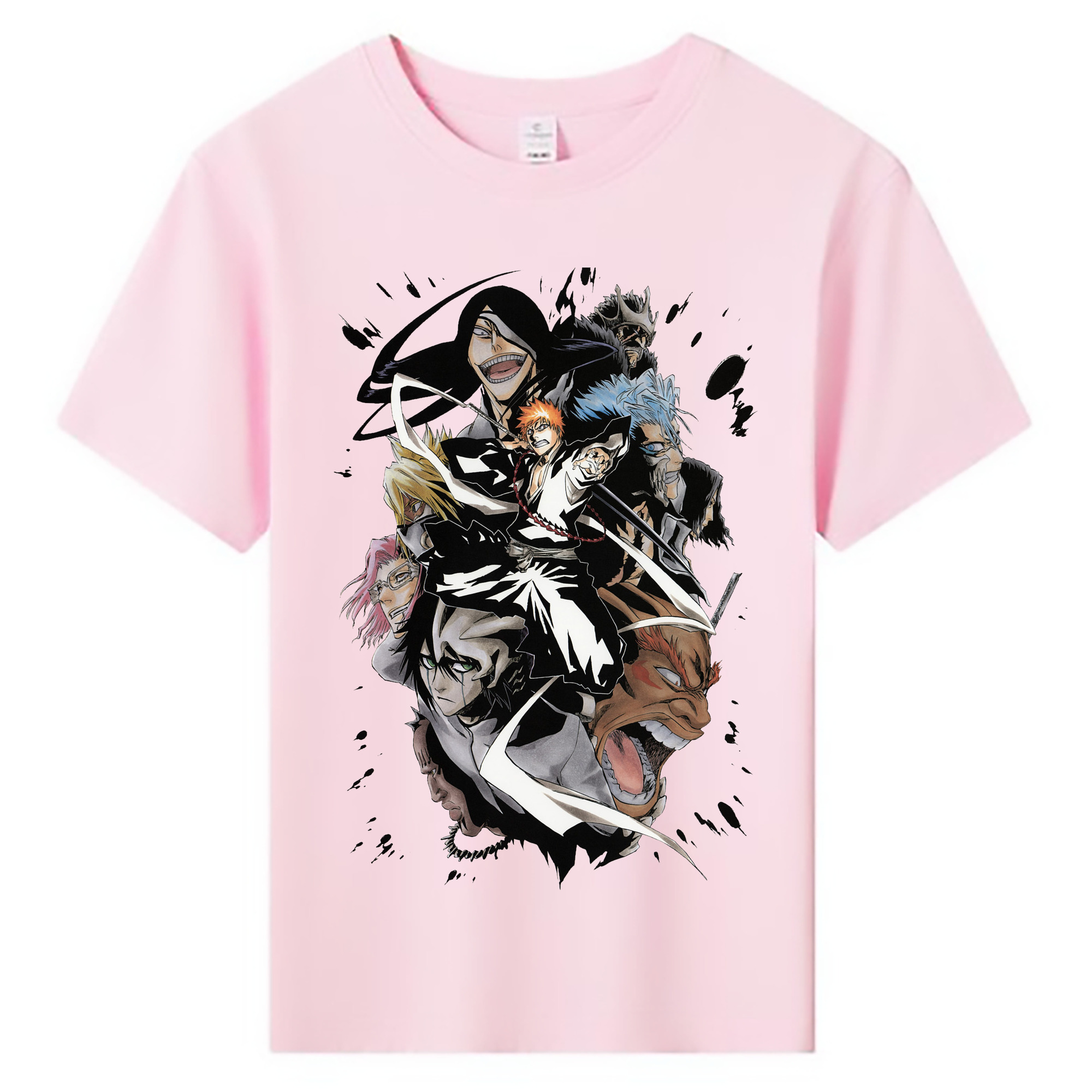（画像用） ブリーチ 黒崎一護（くろさき いちご）BLEACH Kurosaki Ichigo 綿100％キッズTシャツ（フロントプリント）