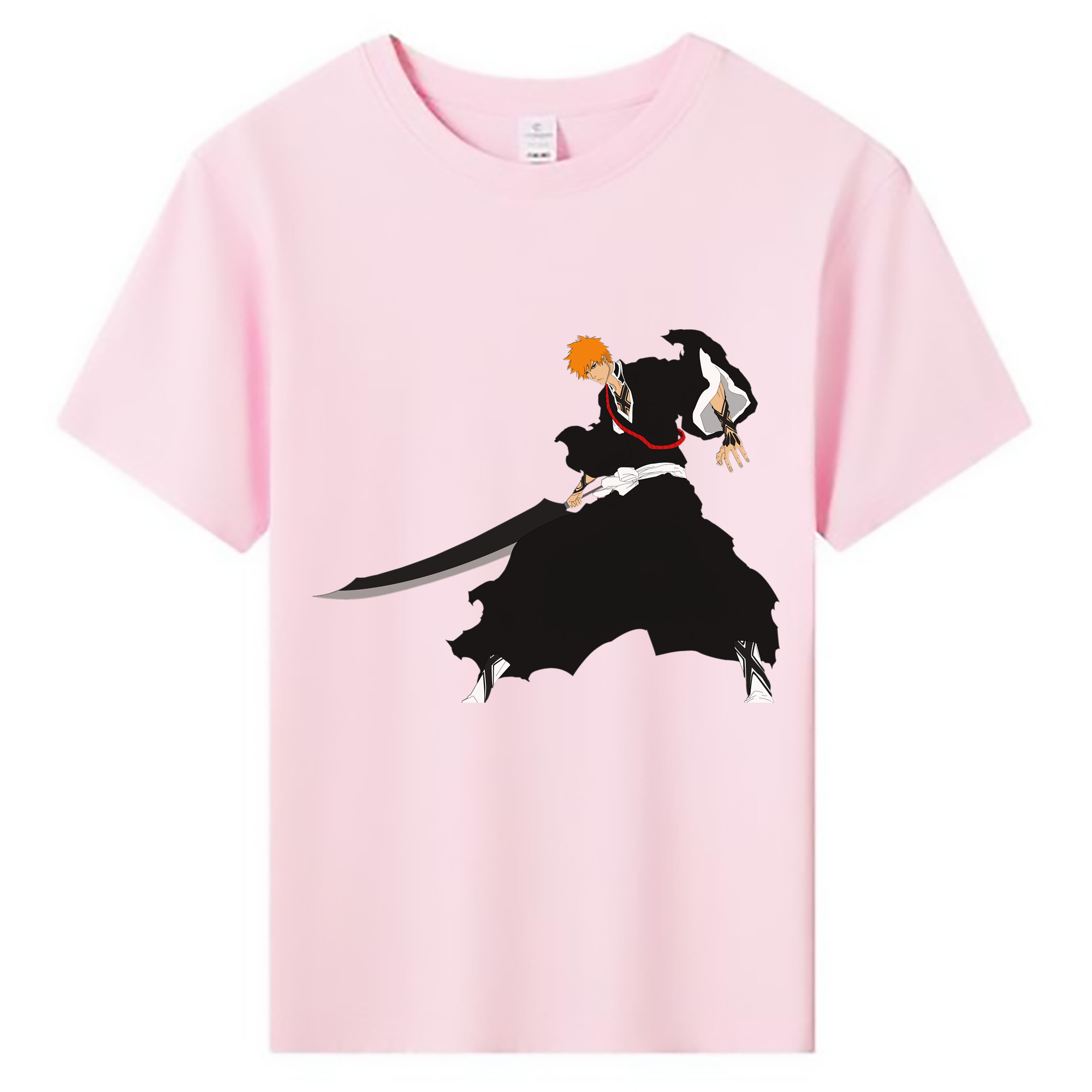 （画像用） ブリーチ 黒崎一護（くろさき いちご）BLEACH Kurosaki Ichigo 綿100％キッズTシャツ（フロントプリント）