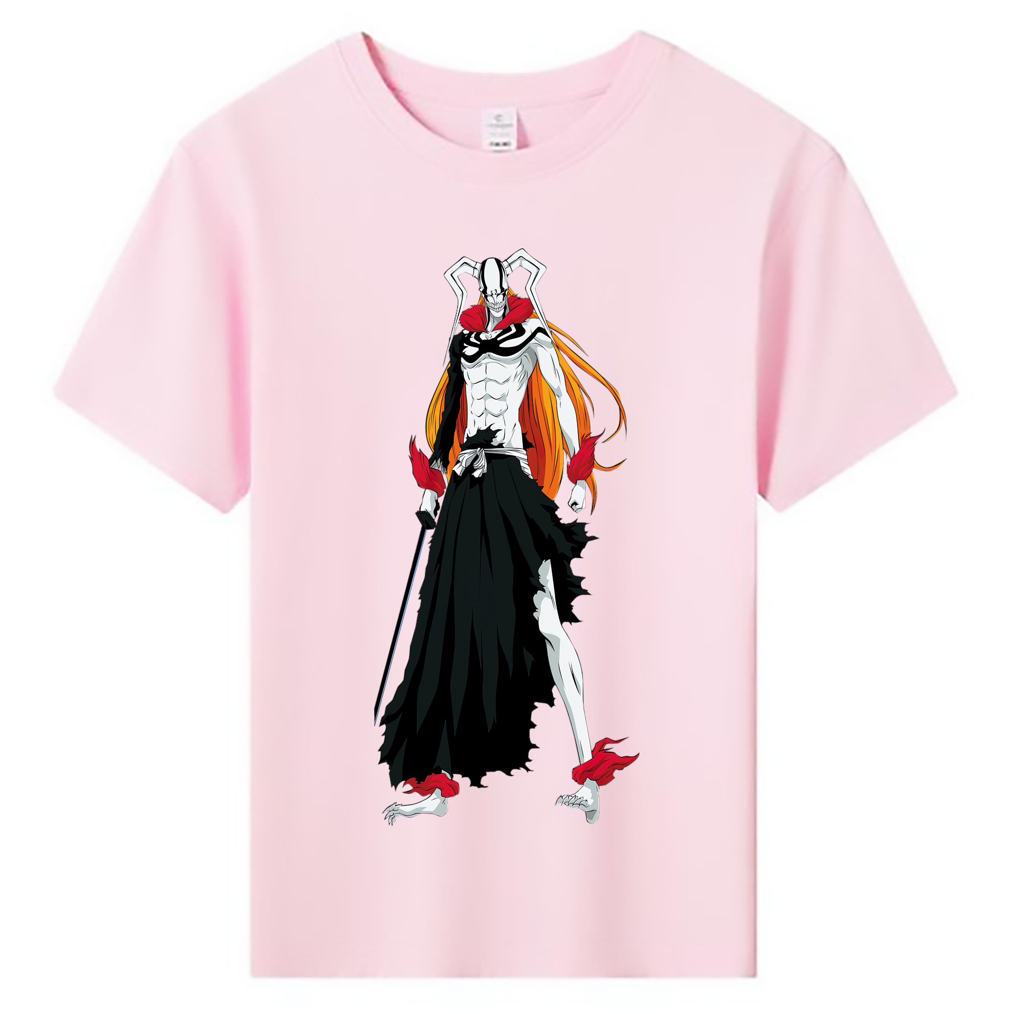 （画像用） ブリーチ 黒崎一護（くろさき いちご）BLEACH Kurosaki Ichigo 綿100％キッズTシャツ（フロントプリント）