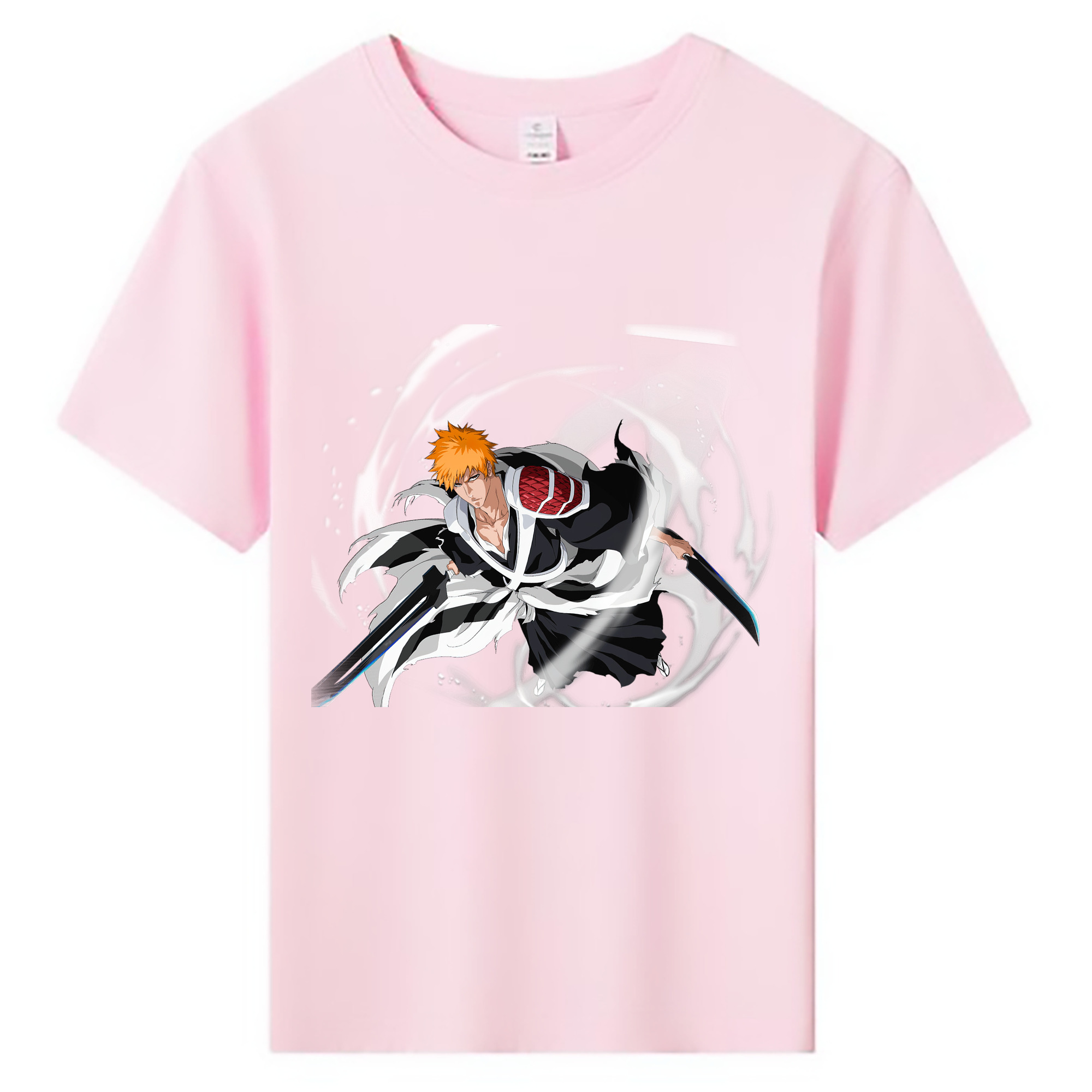（画像用） ブリーチ 黒崎一護（くろさき いちご）BLEACH Kurosaki Ichigo 綿100％キッズTシャツ（フロントプリント）