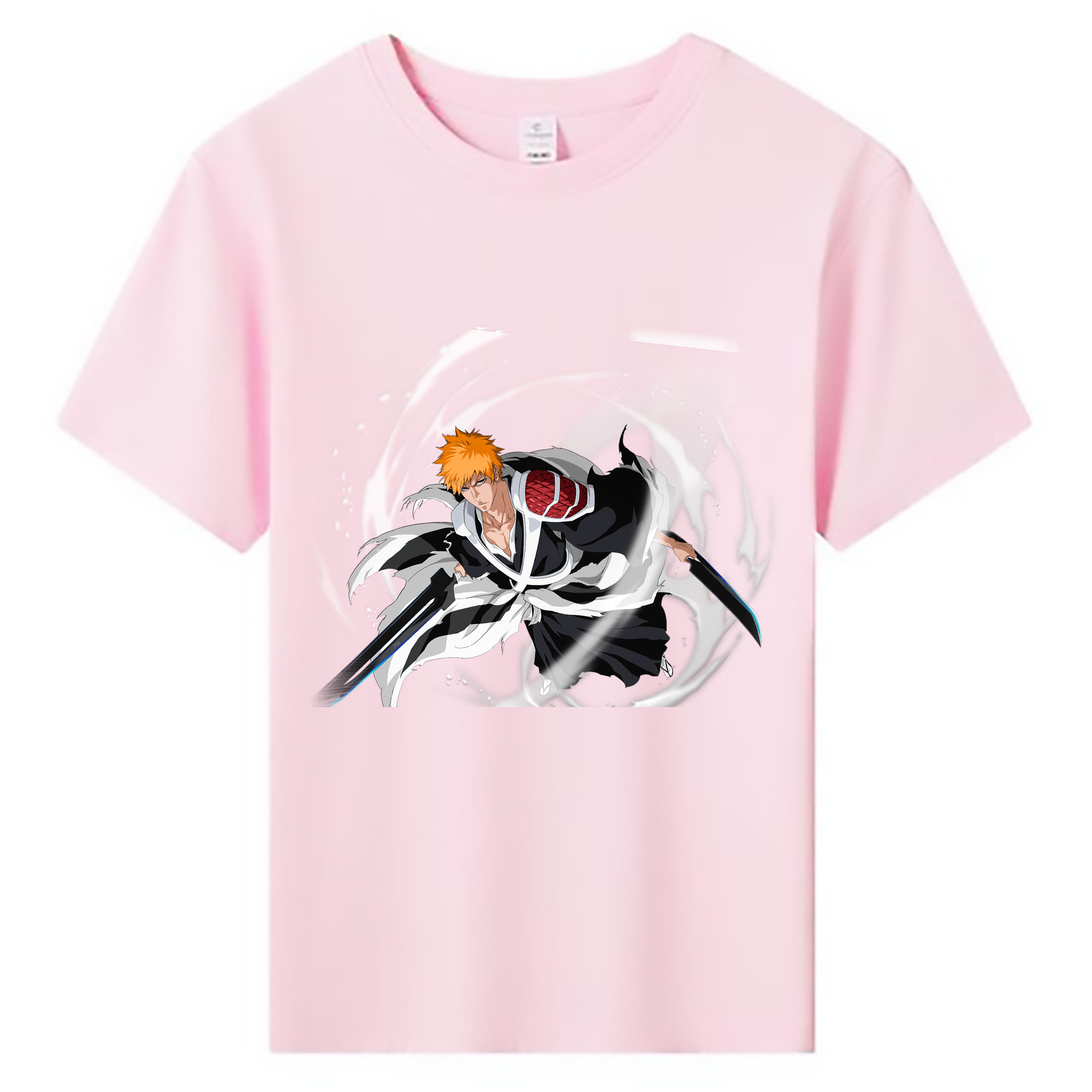 （画像用） ブリーチ 黒崎一護（くろさき いちご）BLEACH Kurosaki Ichigo 綿100％キッズTシャツ（フロントプリント）