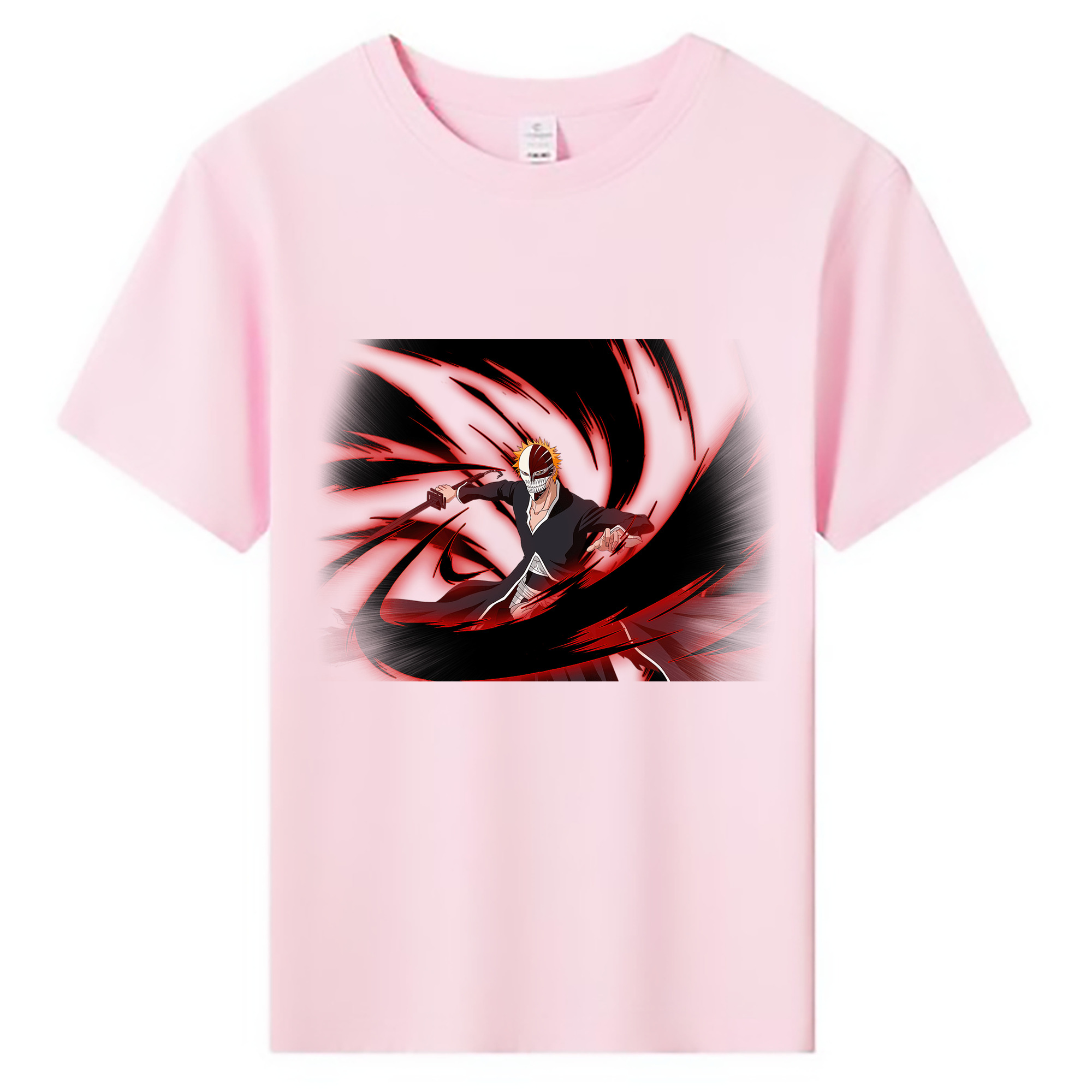 （画像用） ブリーチ 黒崎一護（くろさき いちご）BLEACH Kurosaki Ichigo 綿100％キッズTシャツ（フロントプリント）