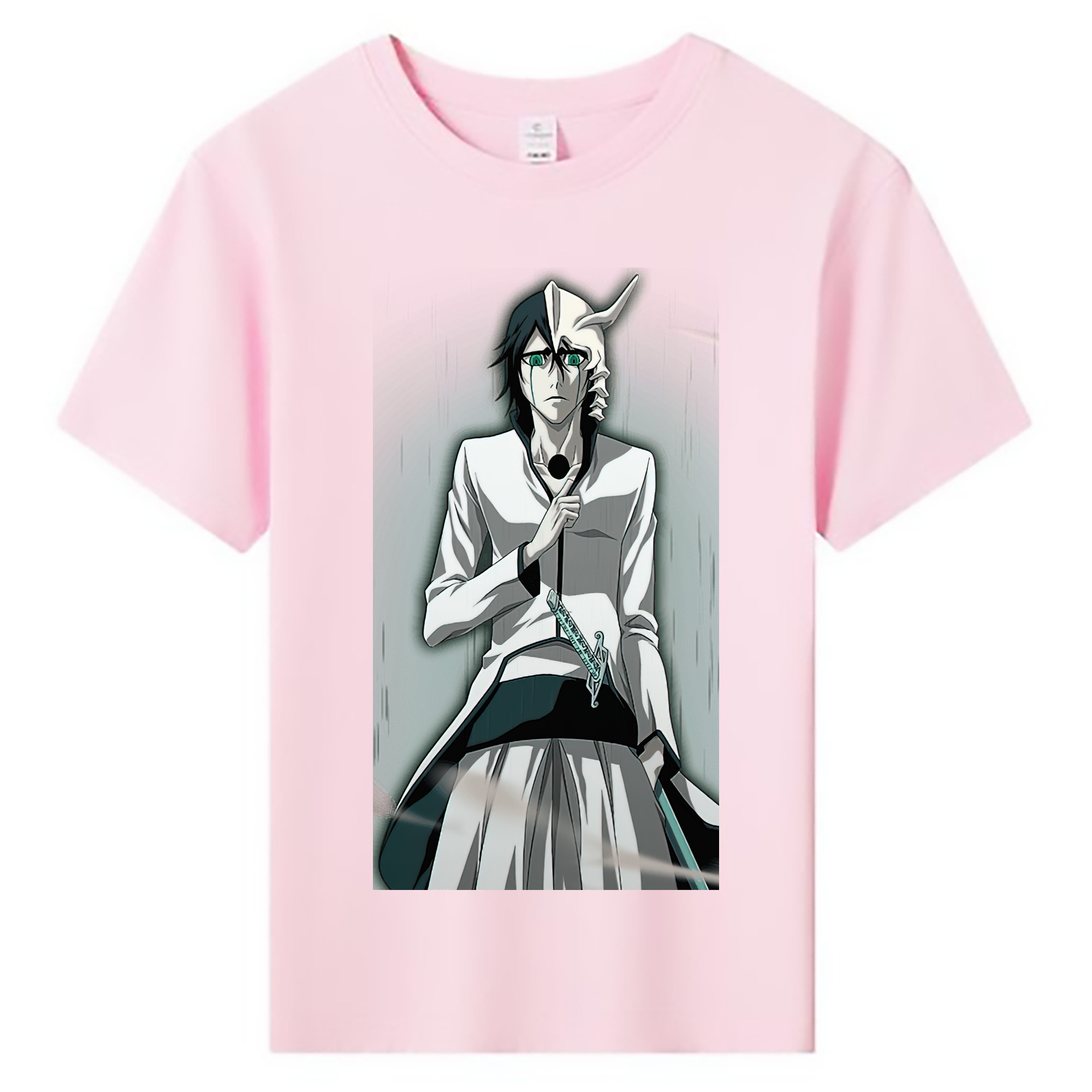 （画像用） ブリーチ ウルキオラ·シファー BLEACH Ulquiorra cifer 綿100％キッズTシャツ（フロントプリント）